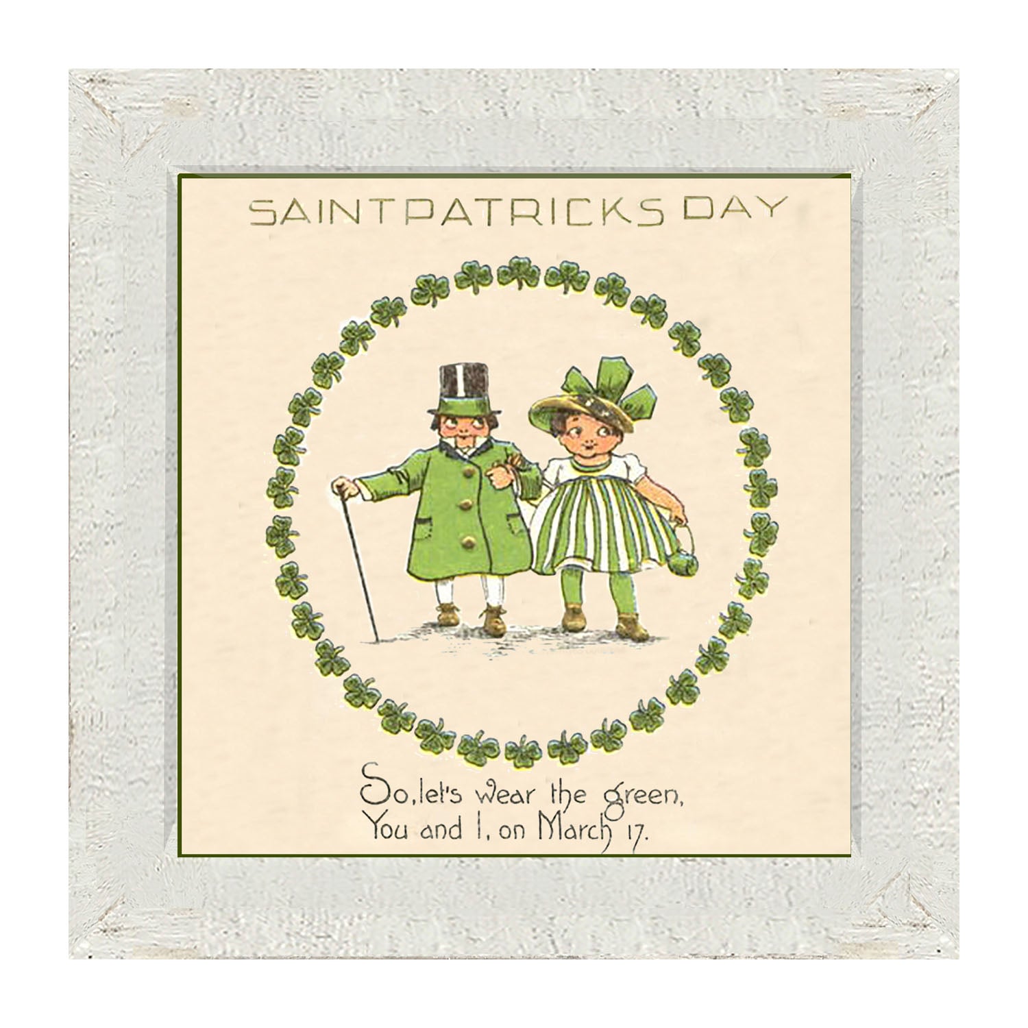 Wear Green on St. Patrick's Day - Framed Art