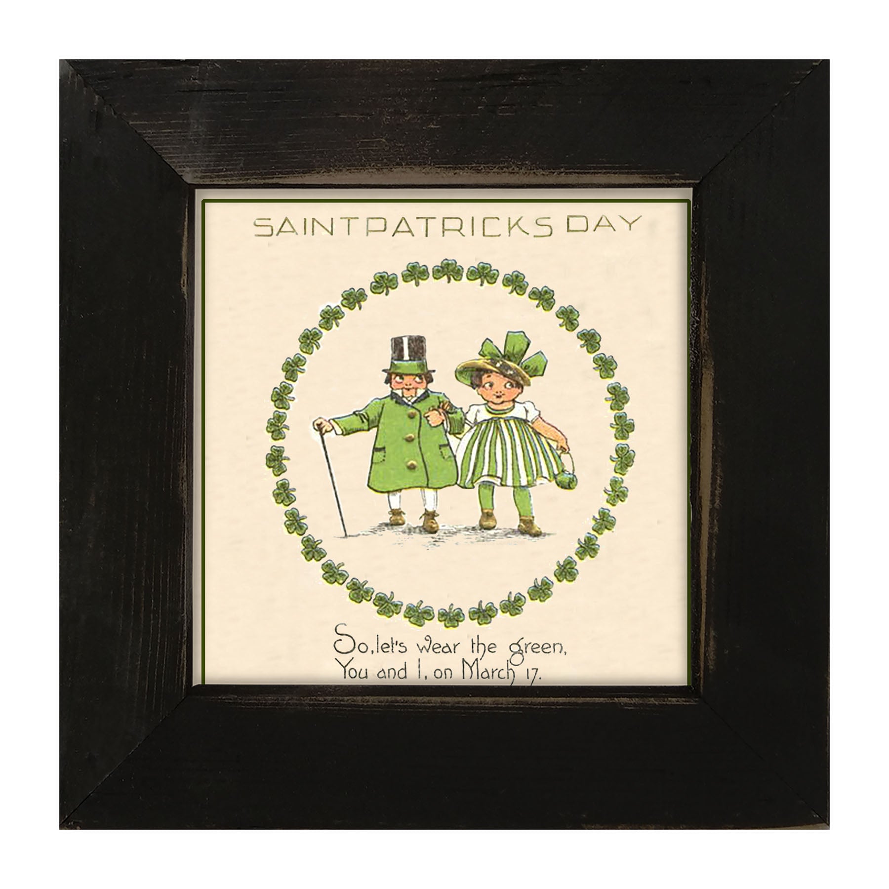 Wear Green on St. Patrick's Day - Framed Art