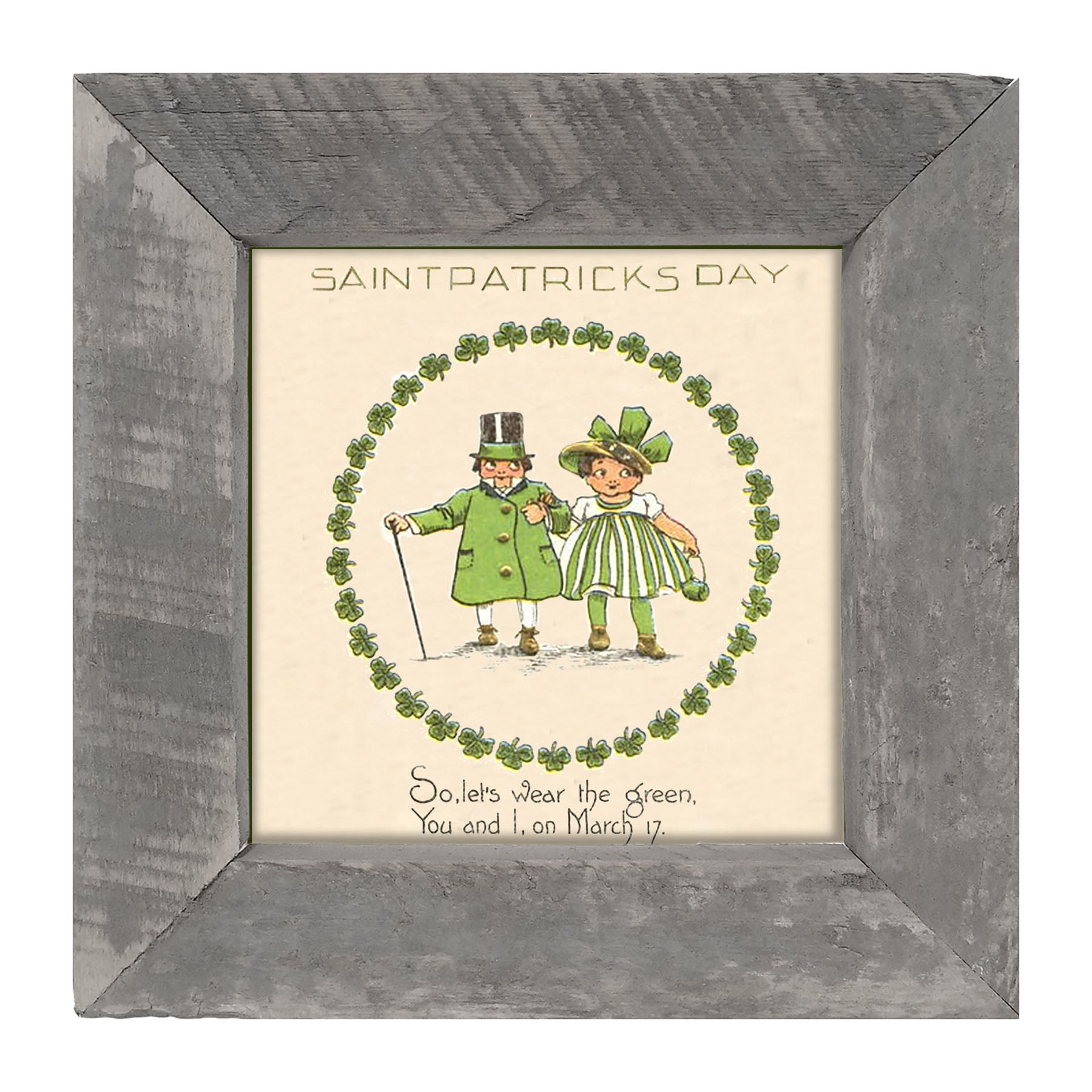 Wear Green on St. Patrick's Day - Framed Art