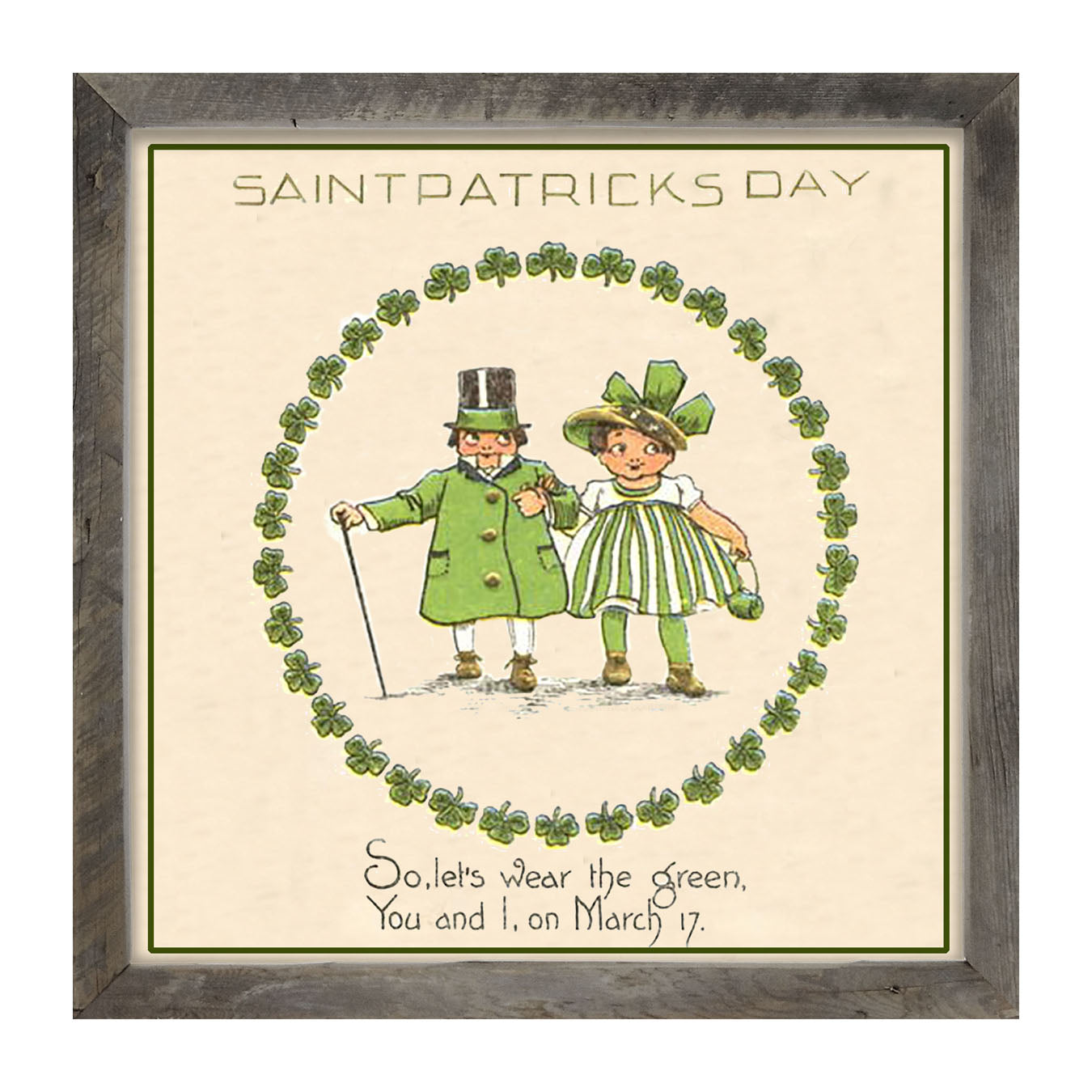 Wear Green on St. Patrick's Day - Framed Art