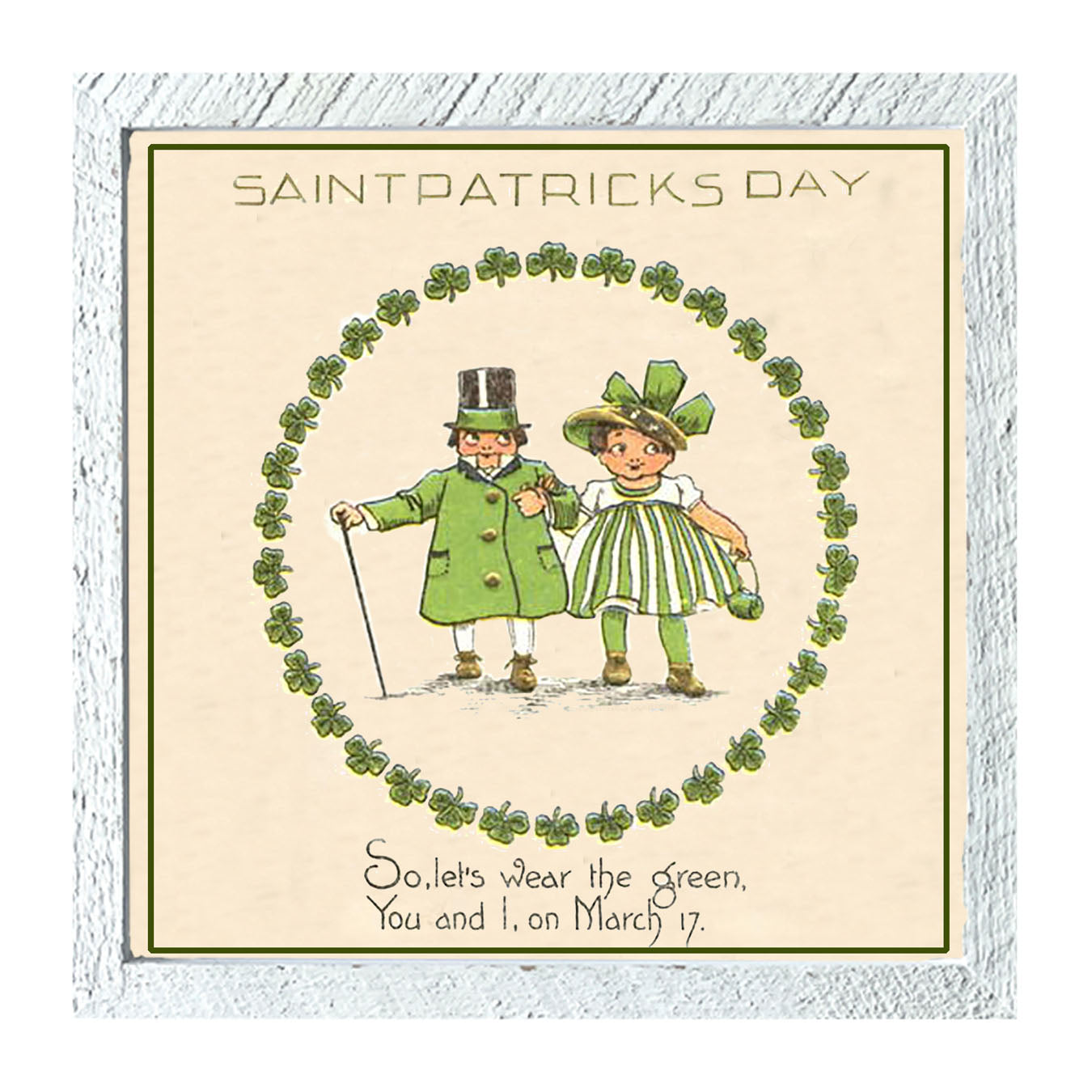 Wear Green on St. Patrick's Day - Framed Art