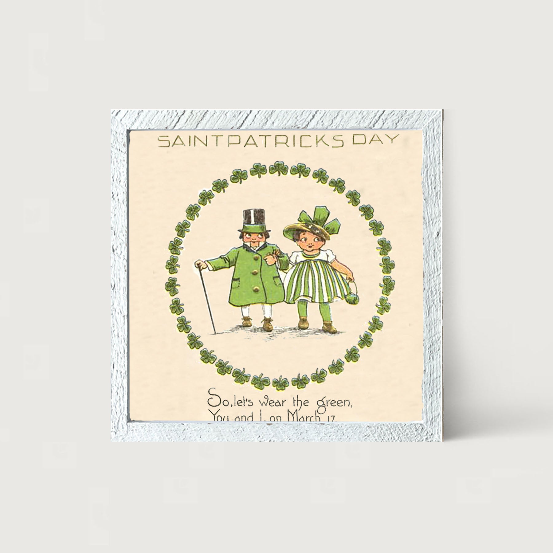Wear Green on St. Patrick's Day - Framed Art