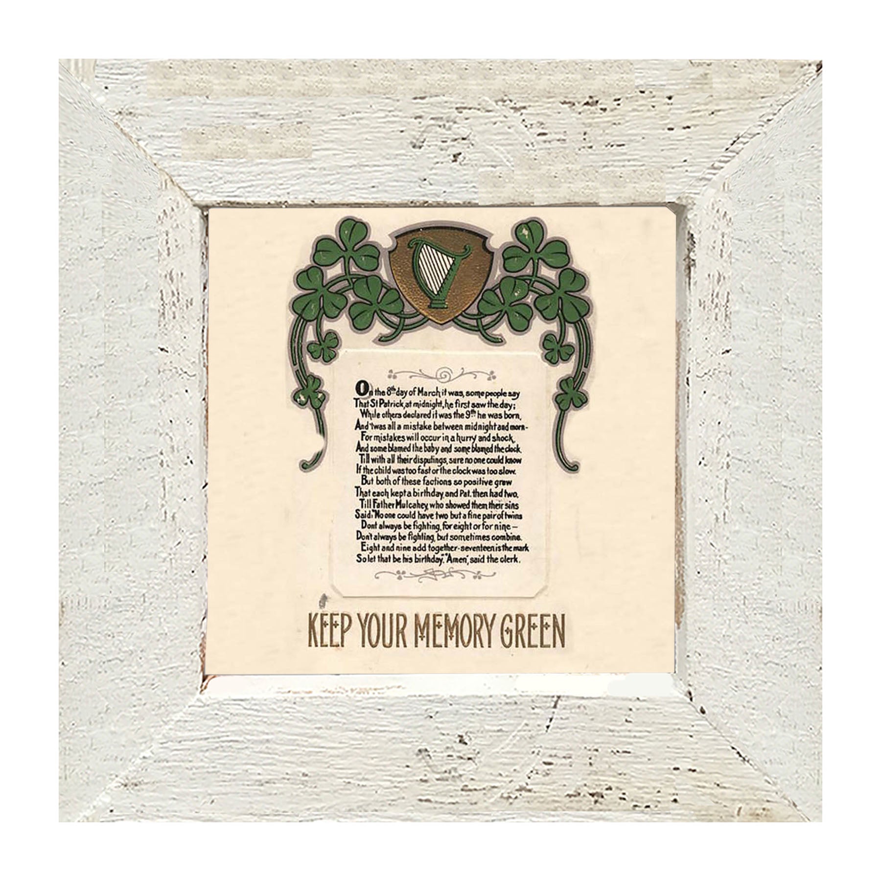 St. Patrick's Day Memories - Framed art