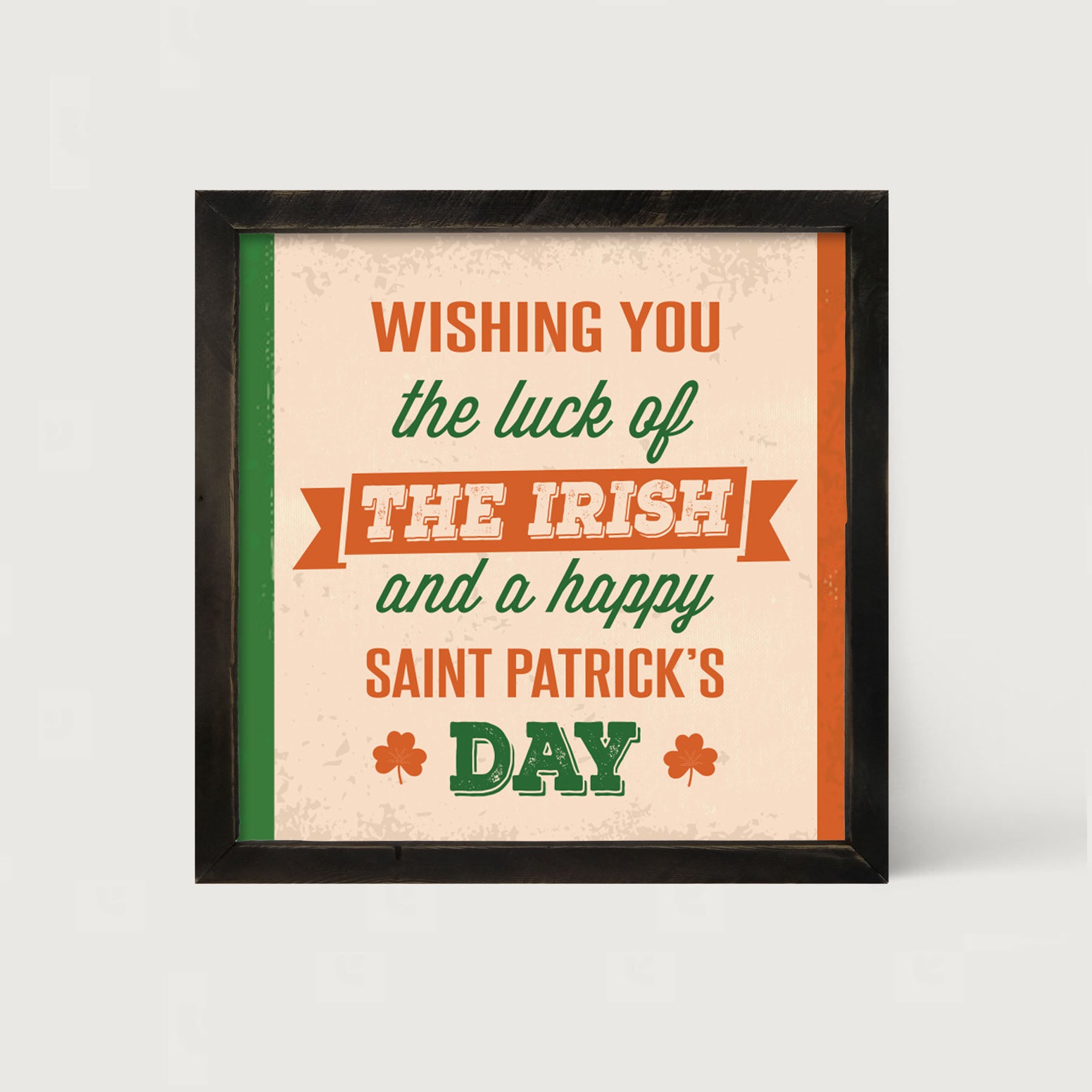 St. Patrick's Day - Luck of The Irish - Framed art