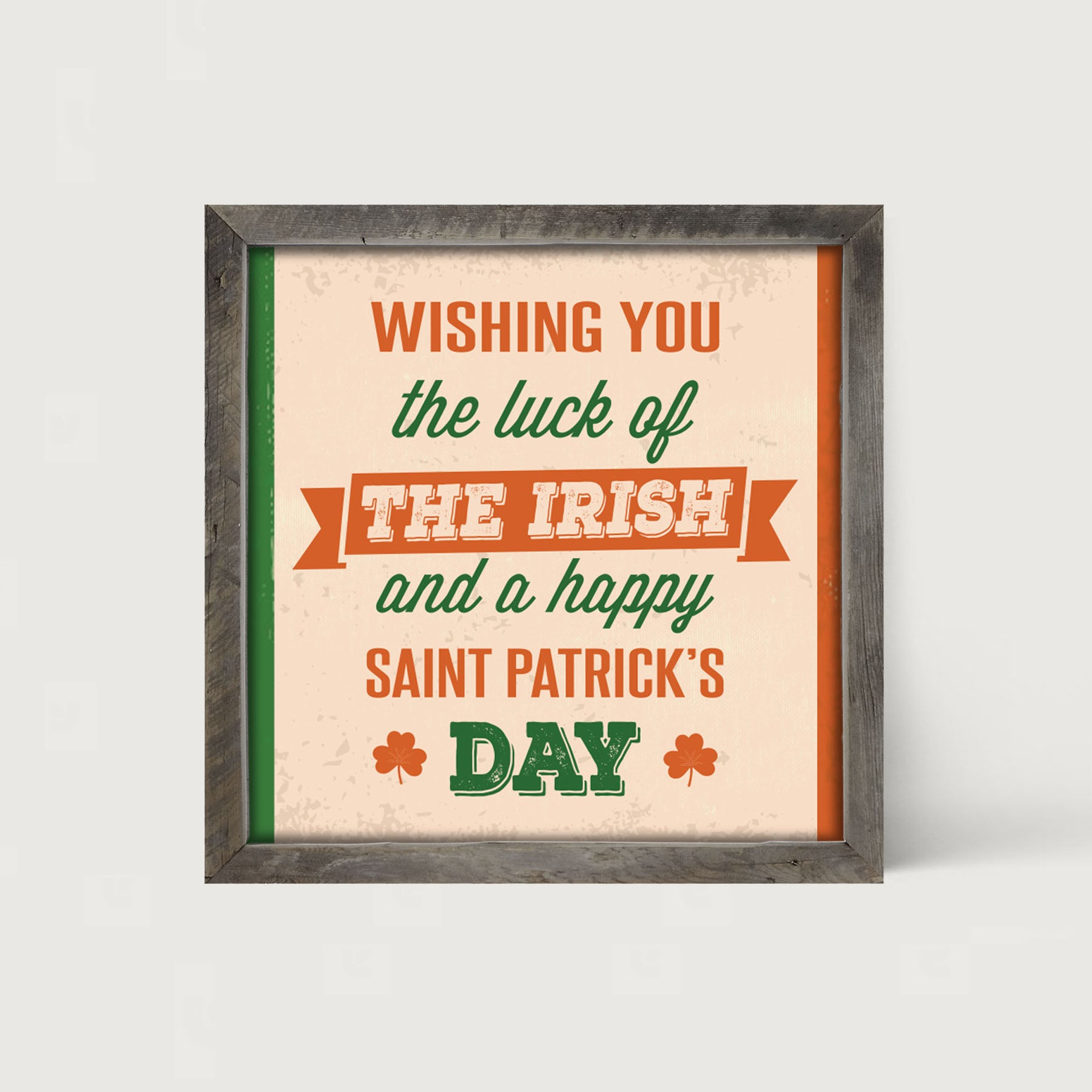St. Patrick's Day - Luck of The Irish - Framed art