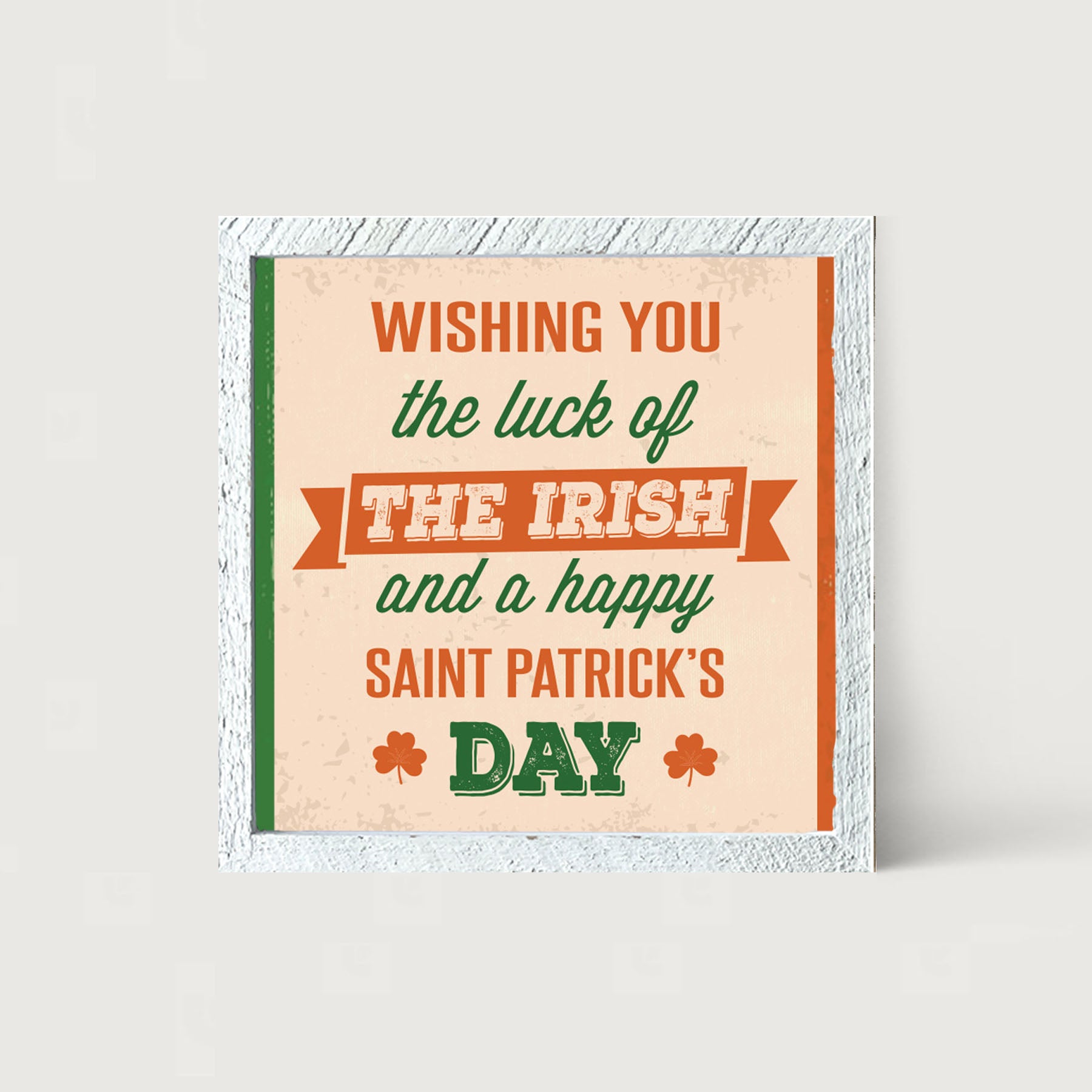 St. Patrick's Day - Luck of The Irish - Framed art