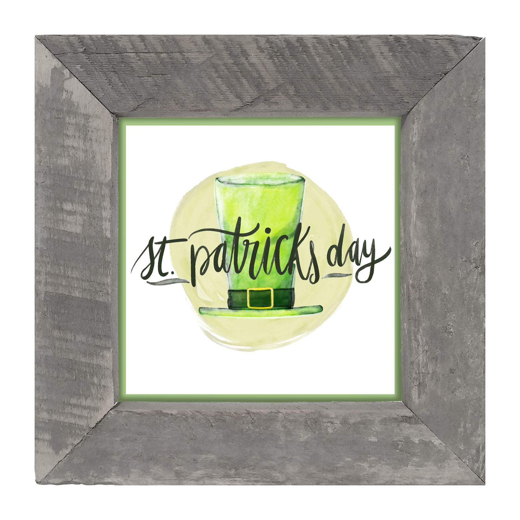 St. Patrick's Day Top Hat - Framed art