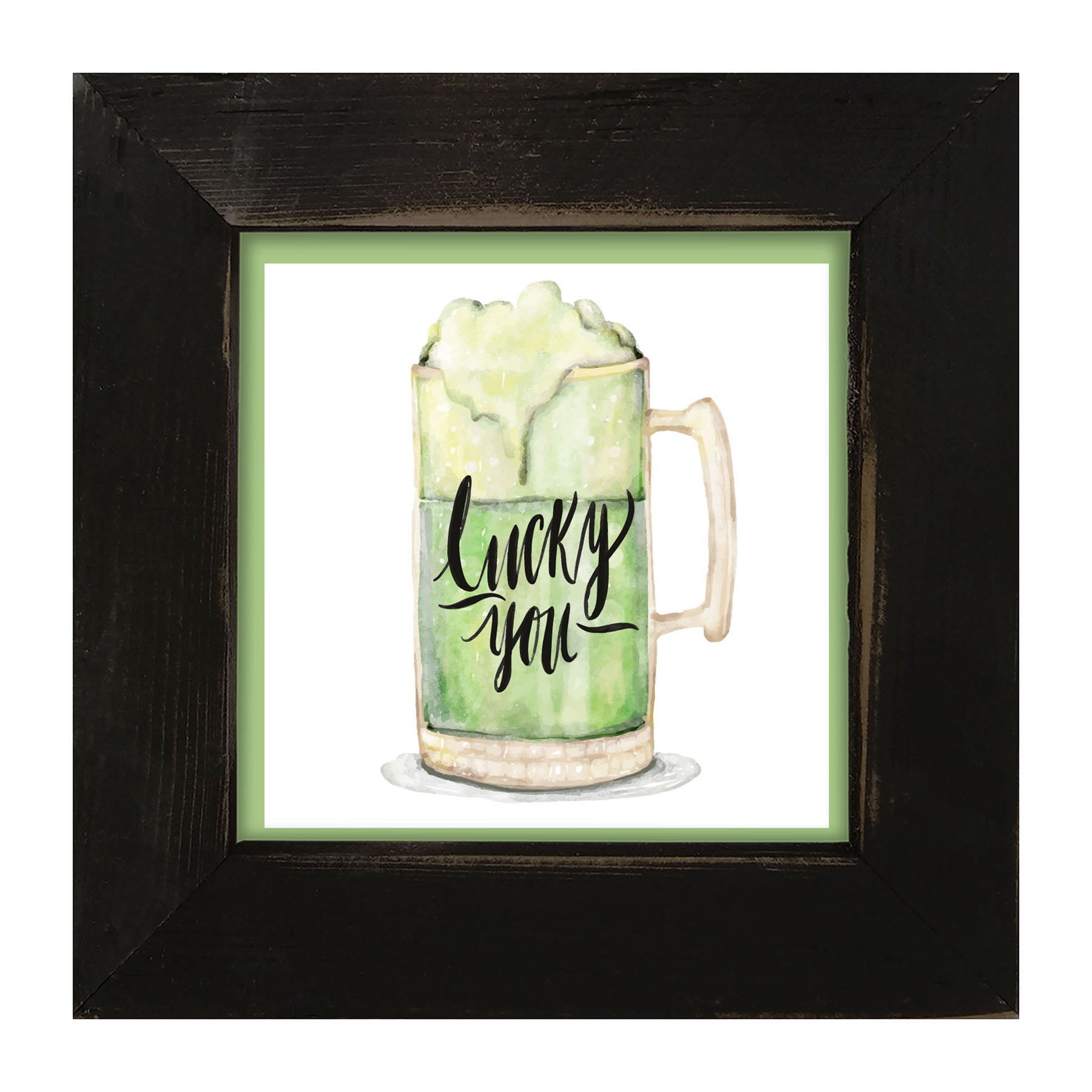 St. Patrick's Day Green Beer - Framed art