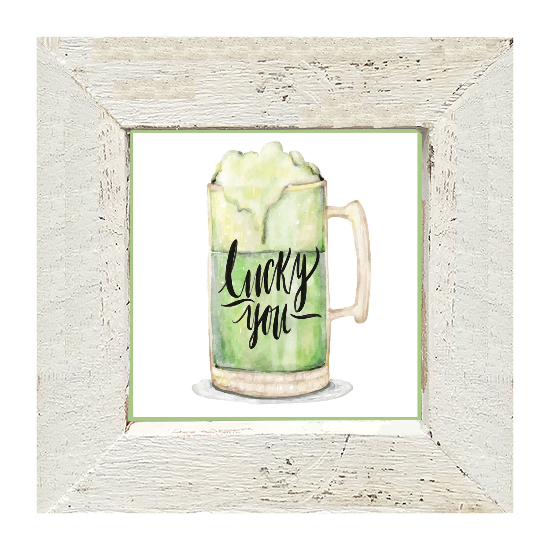 St. Patrick's Day Green Beer - Framed art