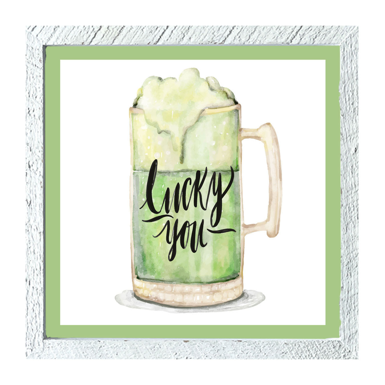 St. Patrick's Day Green Beer - Framed art