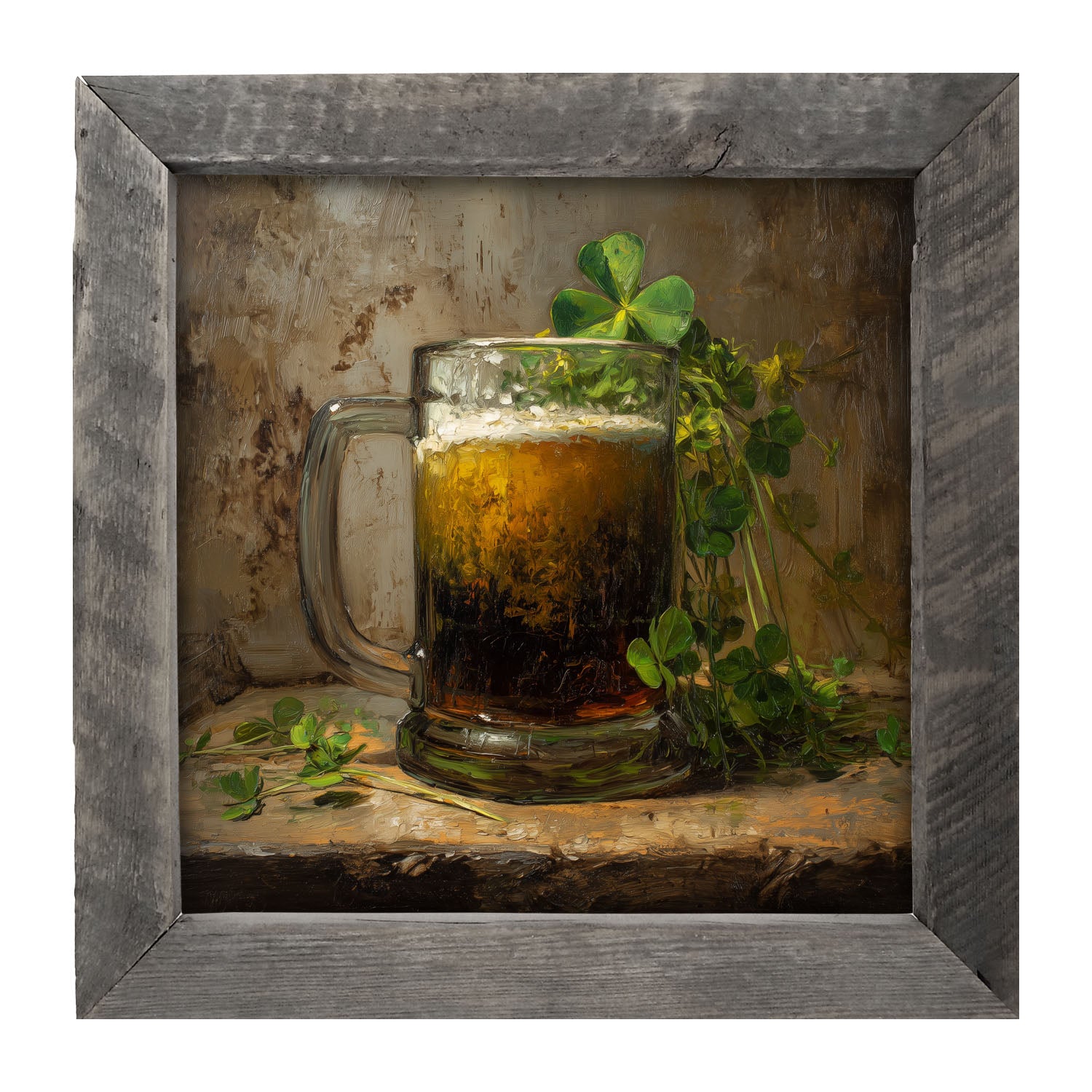 St. Patrick's - Mug of Beer - Framed Art