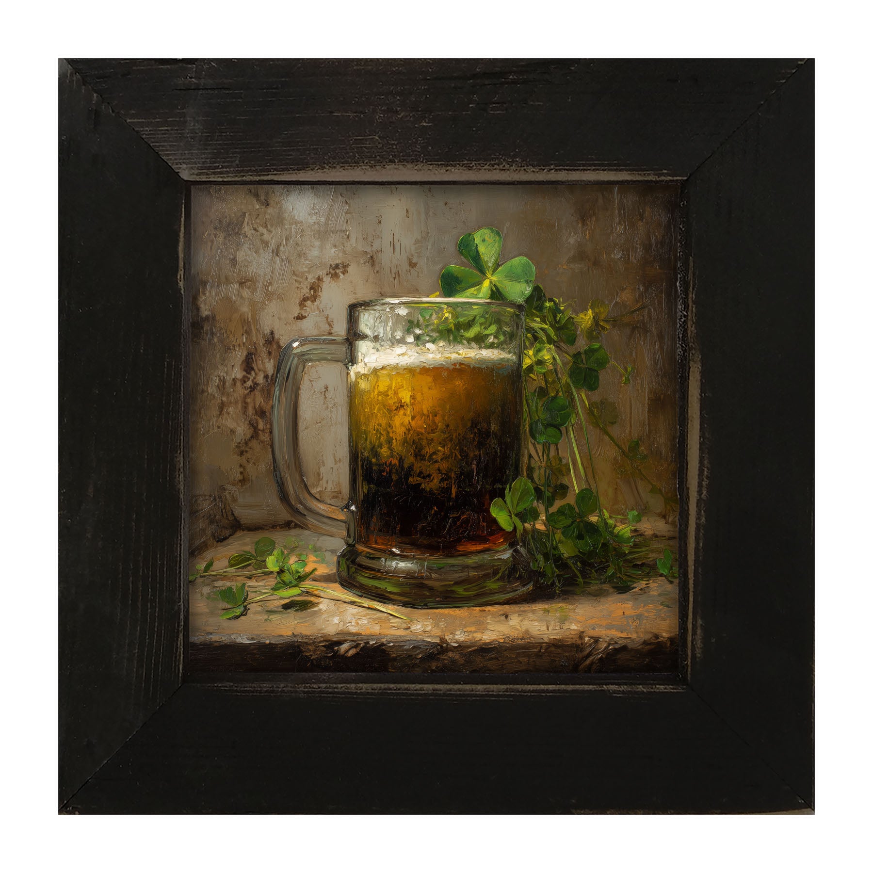 St. Patrick's - Mug of Beer - Framed Art