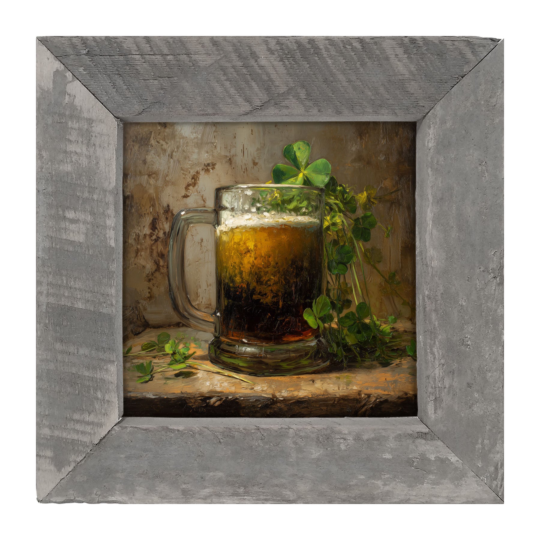 St. Patrick's - Mug of Beer - Framed Art