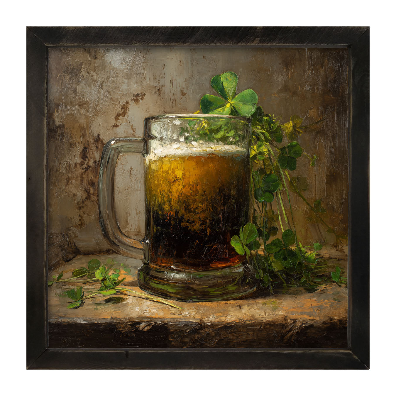 St. Patrick's - Mug of Beer - Framed Art