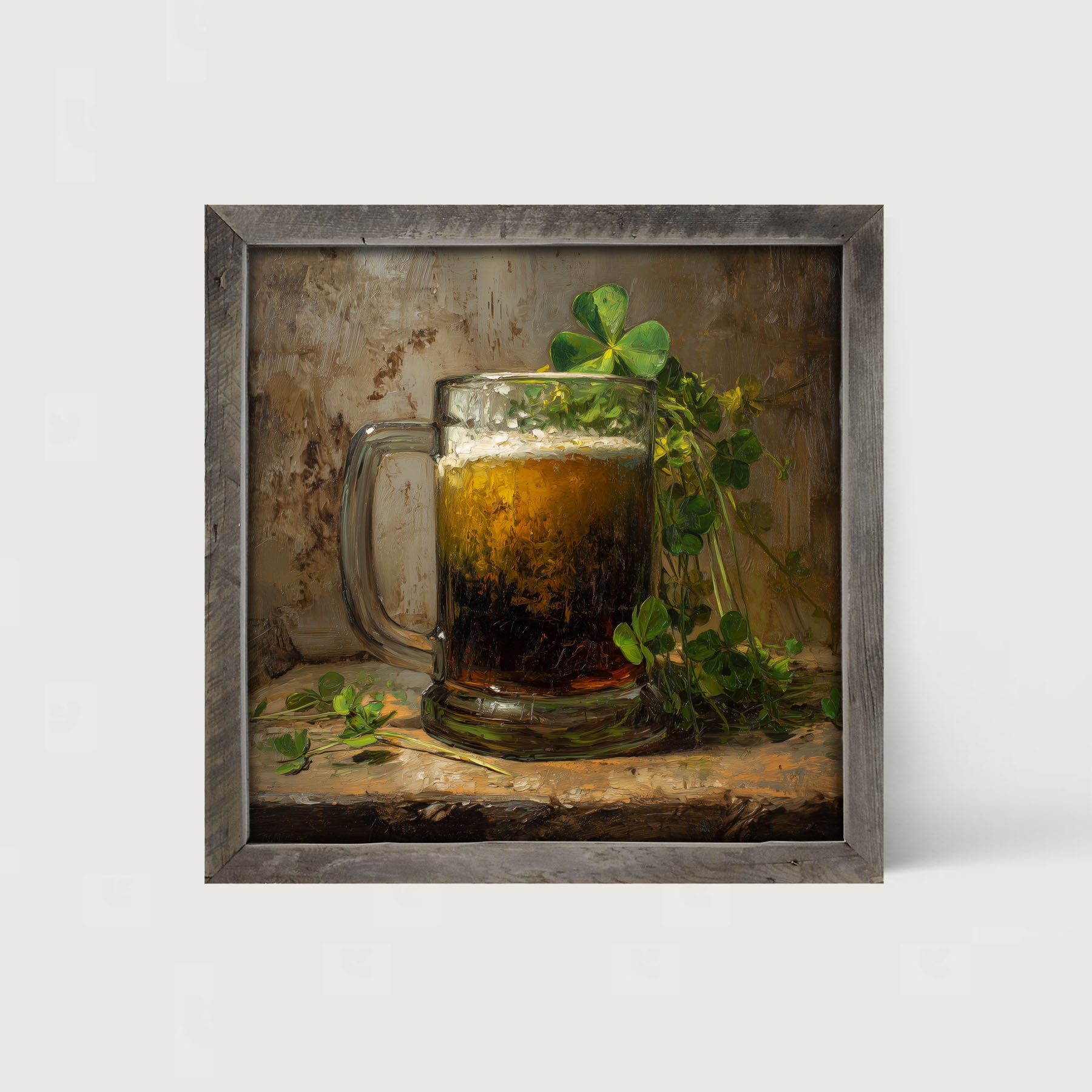 St. Patrick's - Mug of Beer - Framed Art