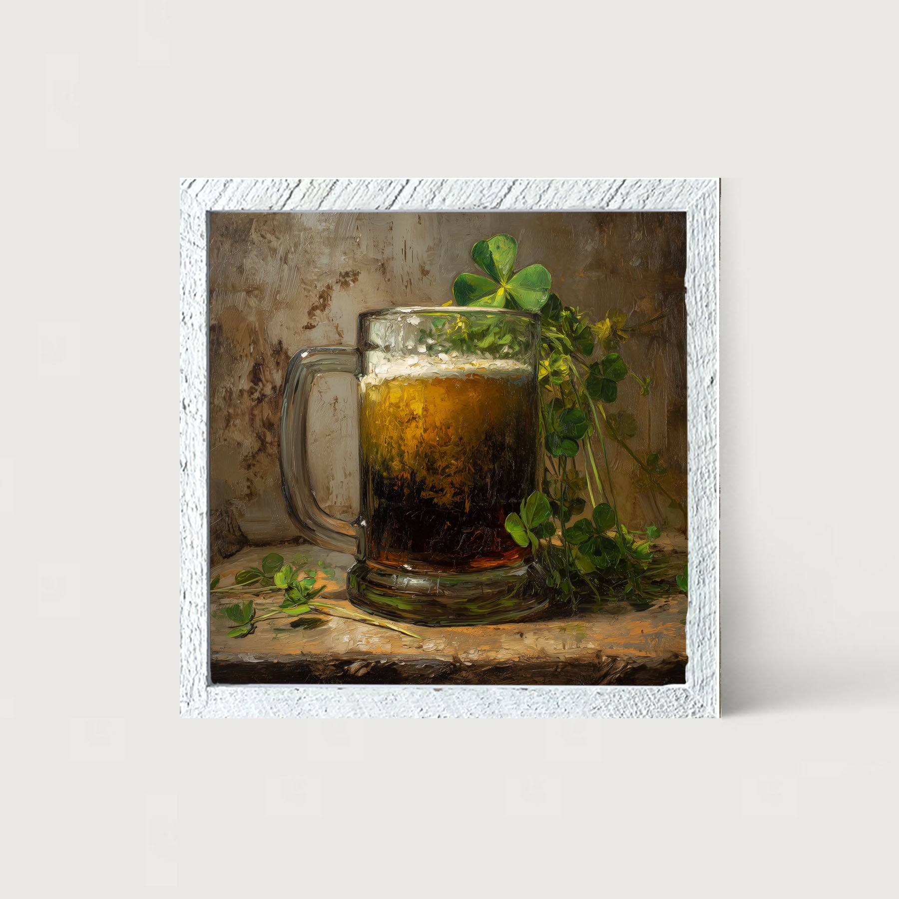 St. Patrick's - Mug of Beer - Framed Art