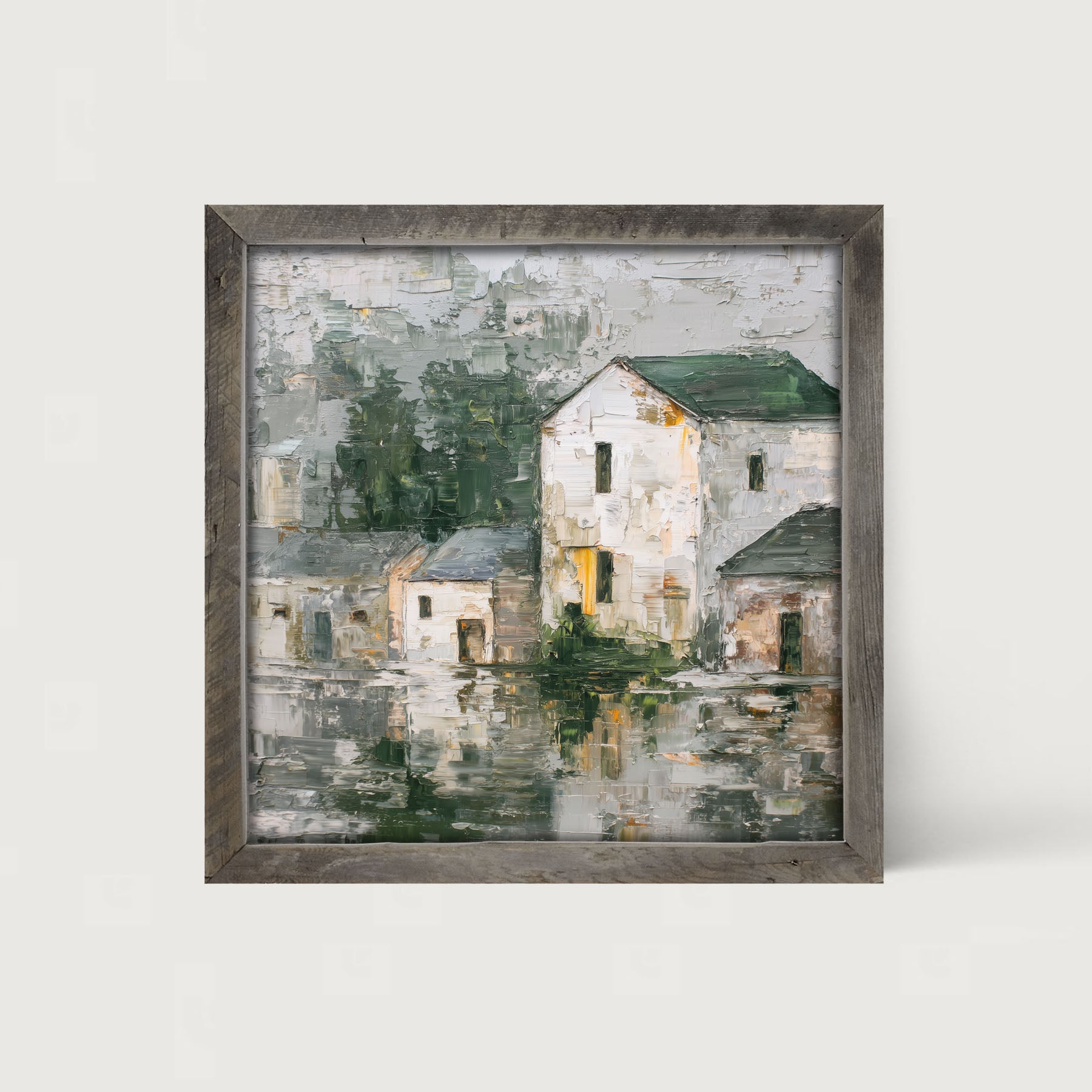 St. Patrick's - Village - Framed Art