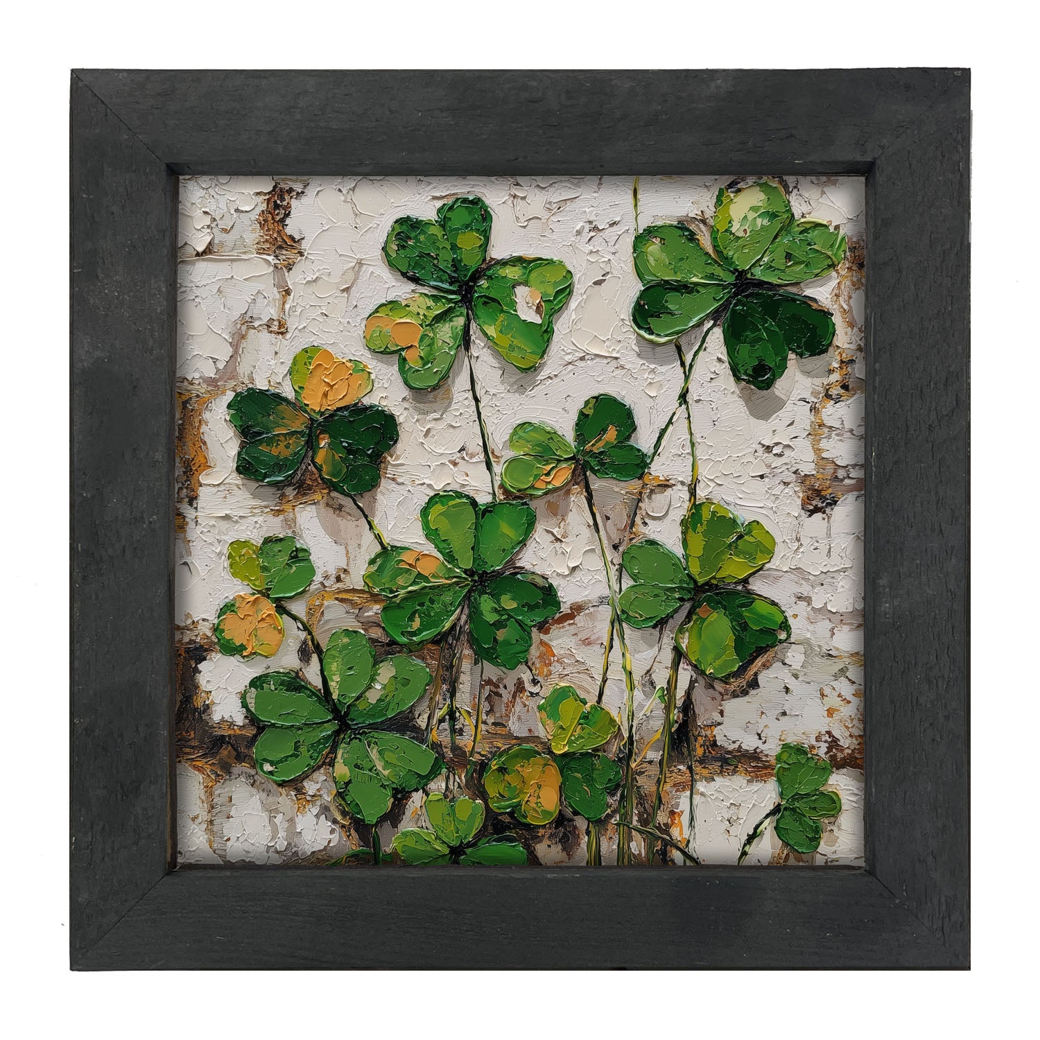 St. Patrick's - Clovers - Framed Art