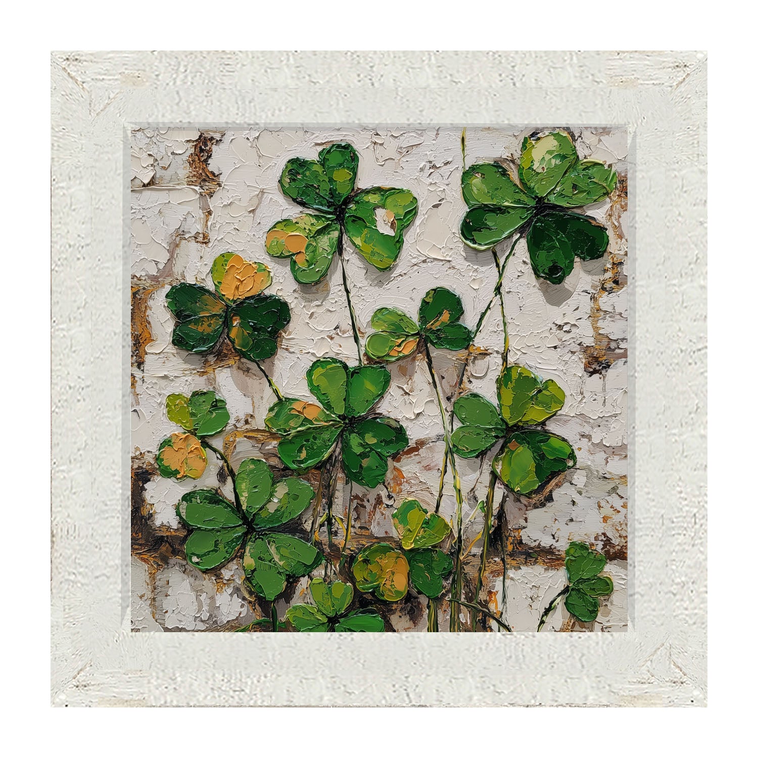 St. Patrick's - Clovers - Framed Art