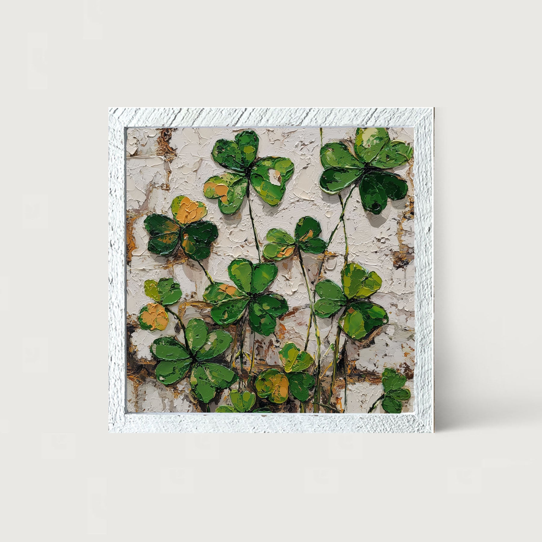 St. Patrick's - Clovers - Framed Art
