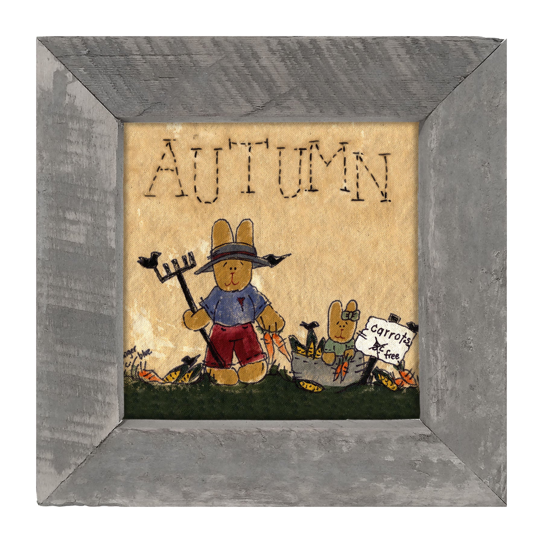 Autumn Bunny - Framed art