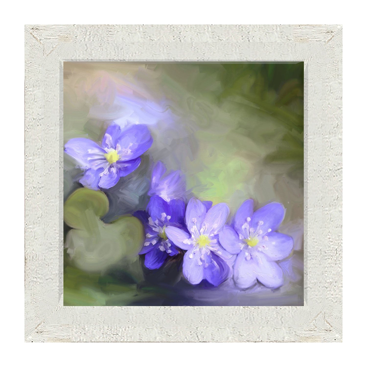 Purple Blooms - Framed art