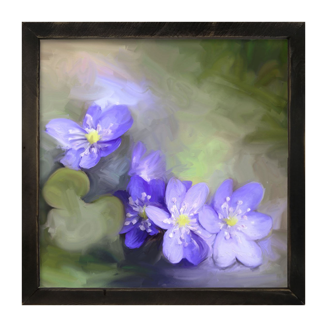 Purple Blooms - Framed art
