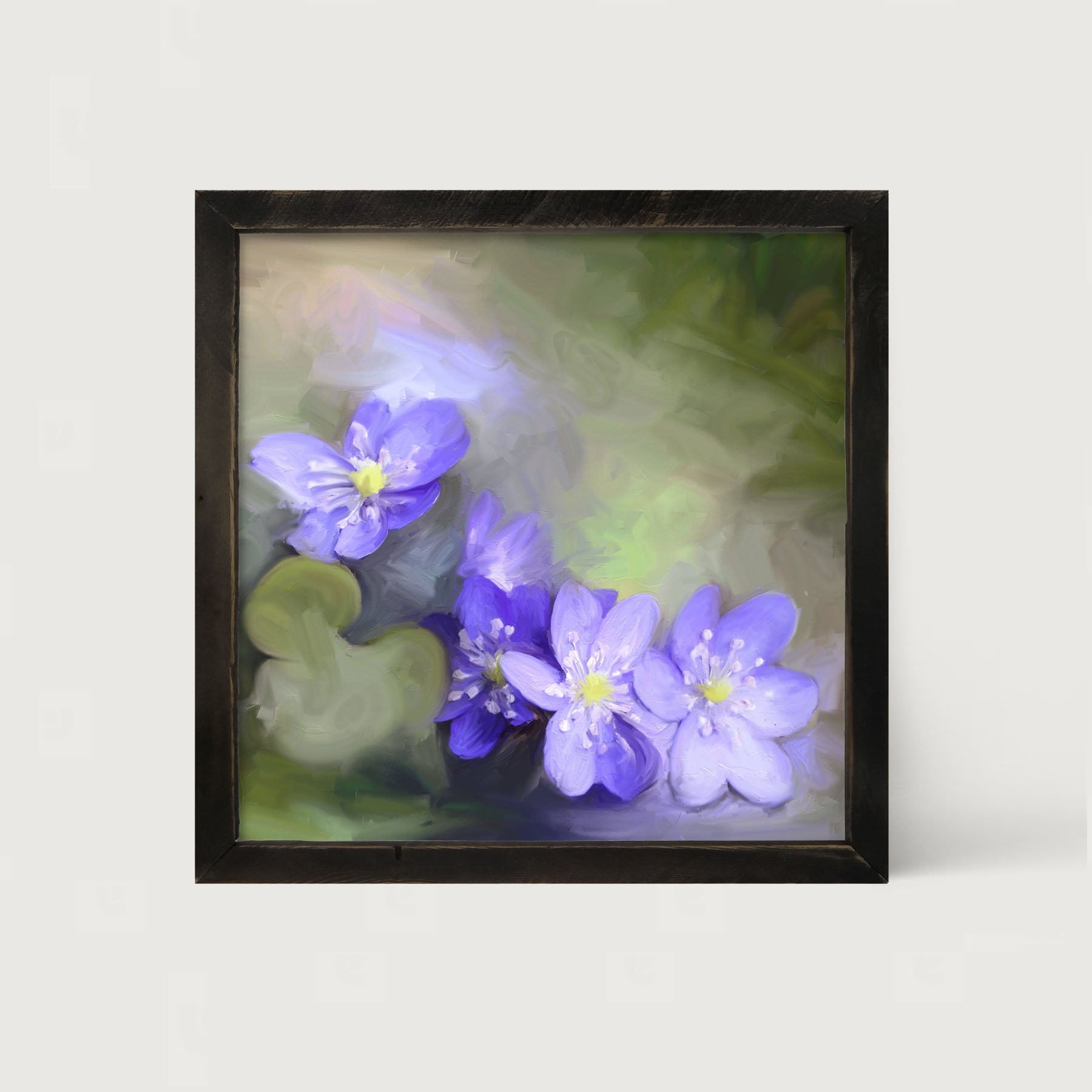 Purple Blooms - Framed art