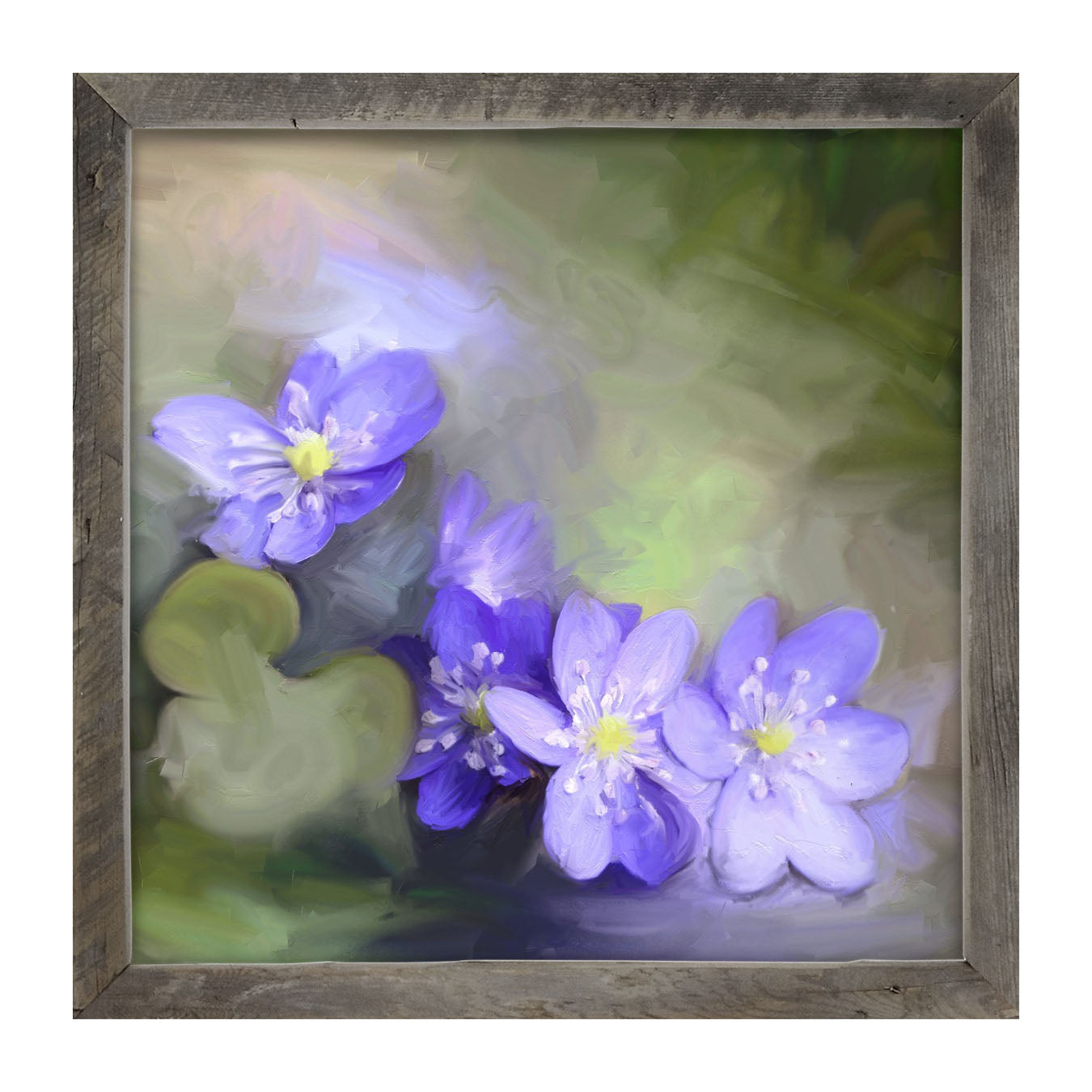 Purple Blooms - Framed art