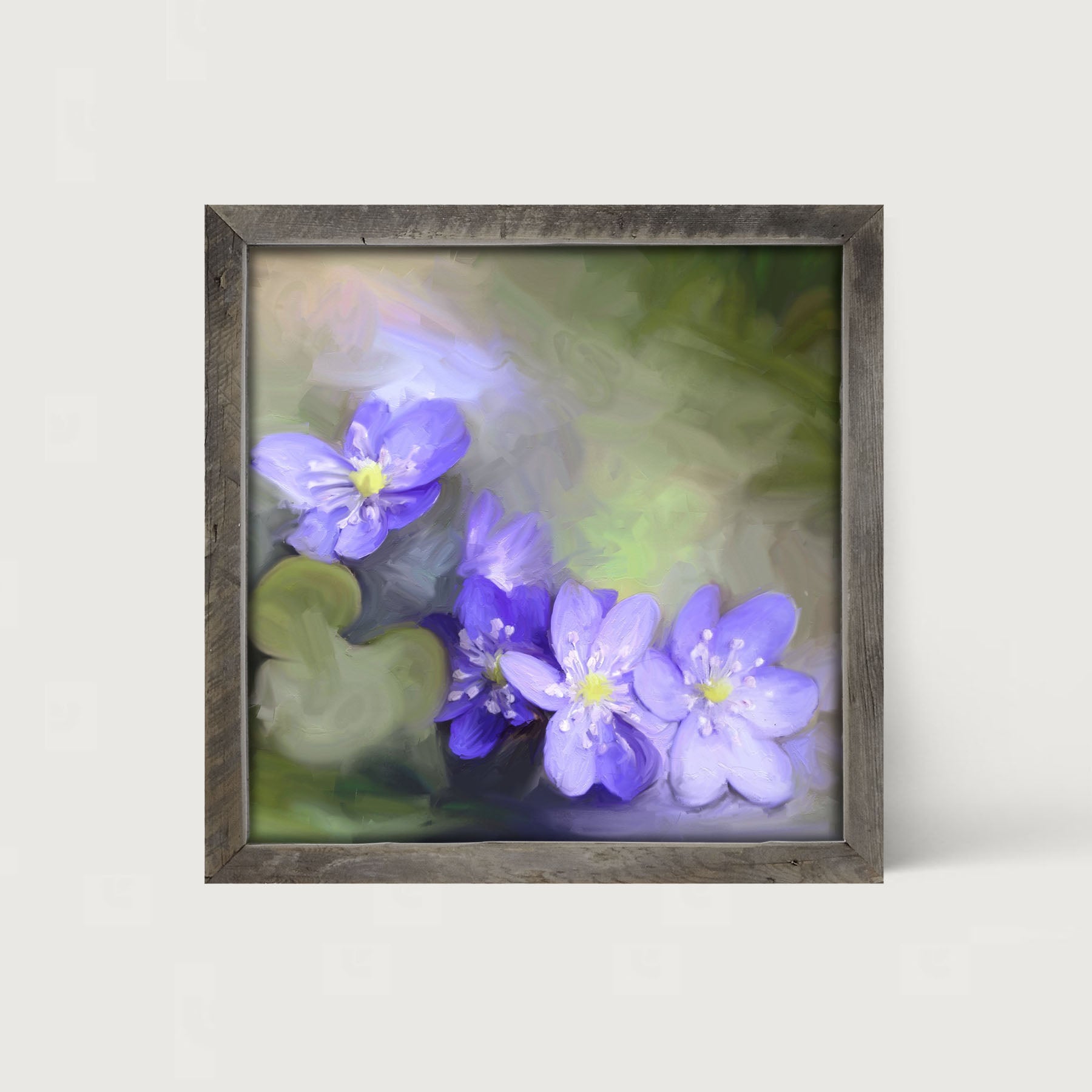 Purple Blooms - Framed art