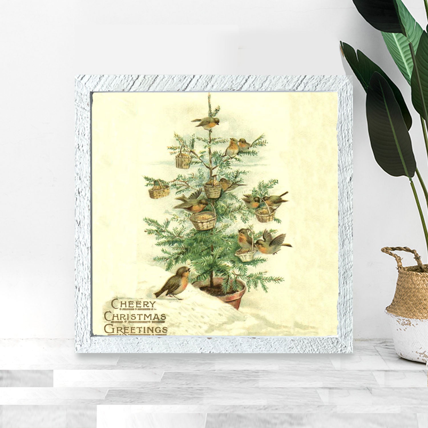 Christmas Tree with Birds