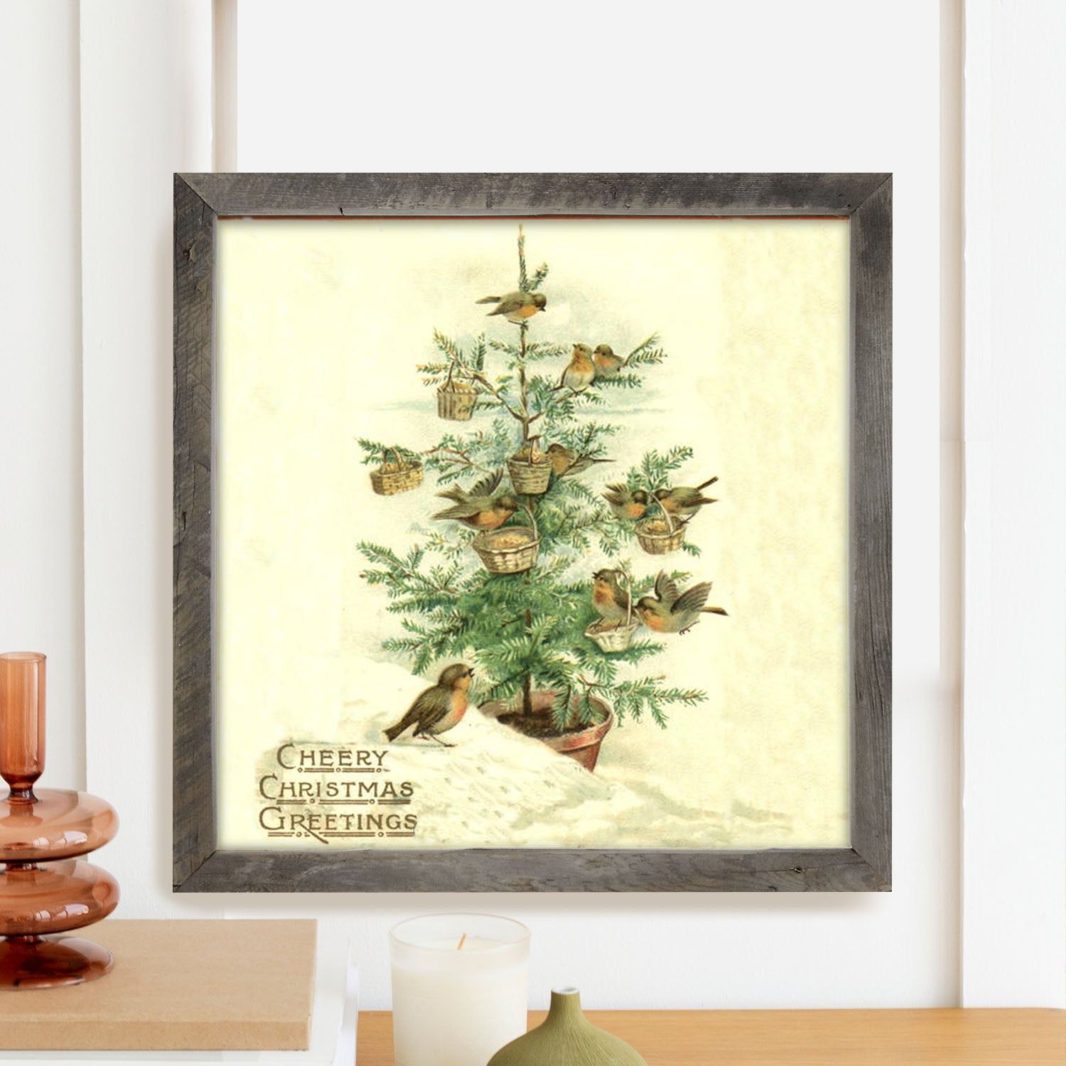 Christmas Tree with Birds