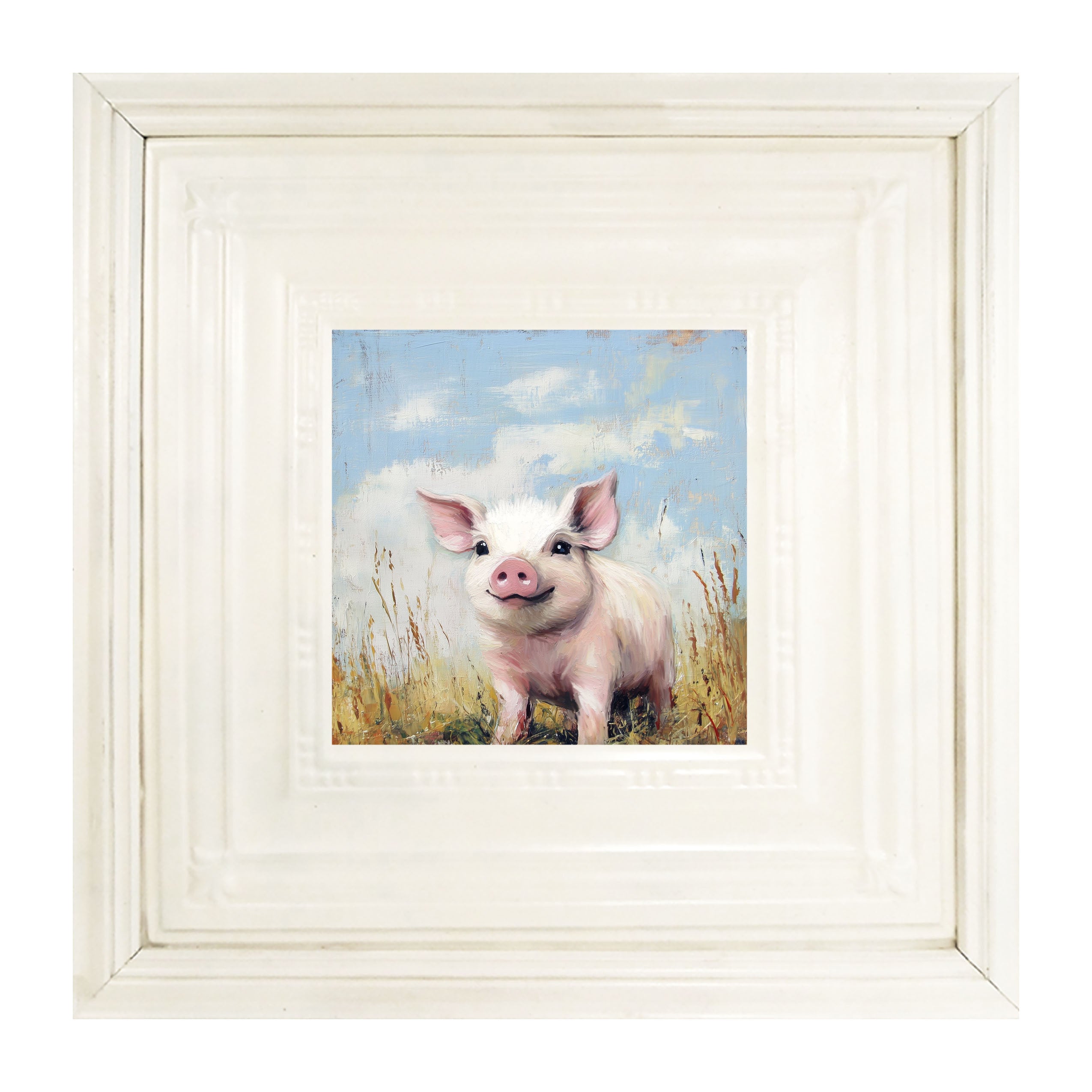 Baby Pig in a Meadow