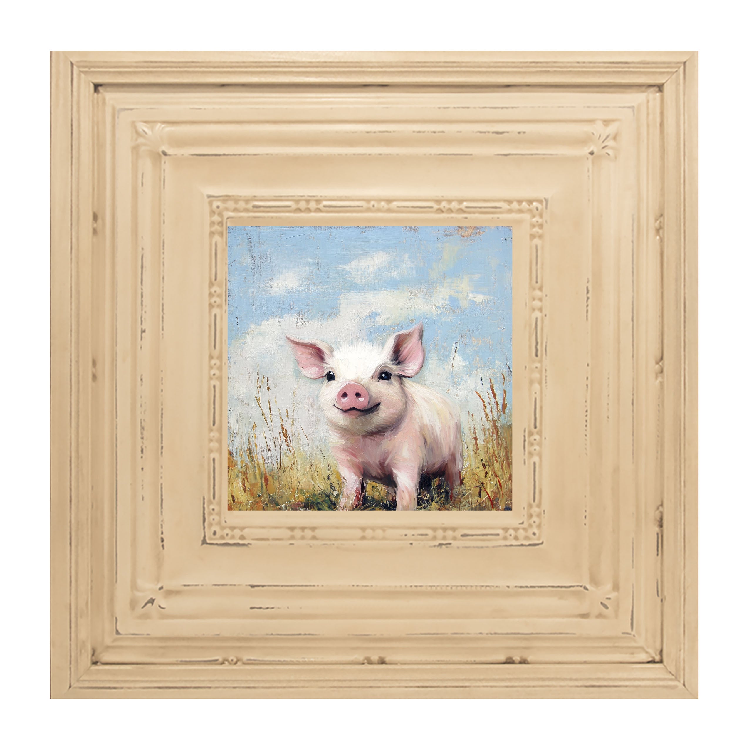 Baby Pig in a Meadow