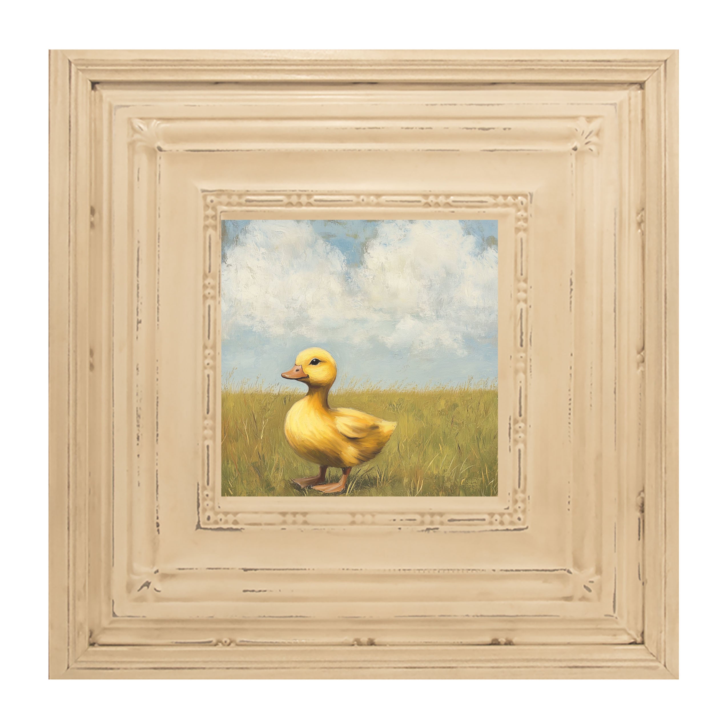 Baby Duck in a Meadow