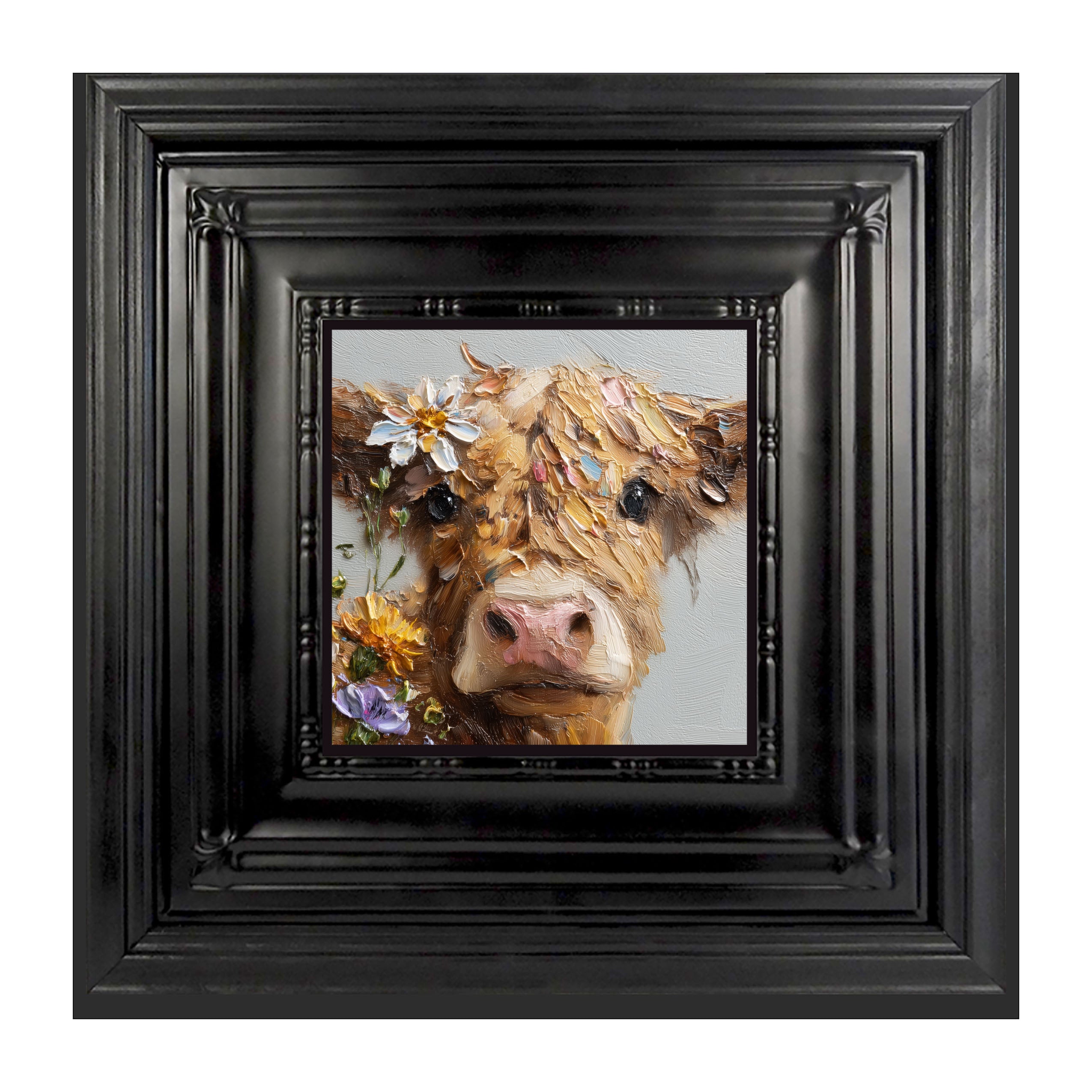 Spring Season Brown Cow
