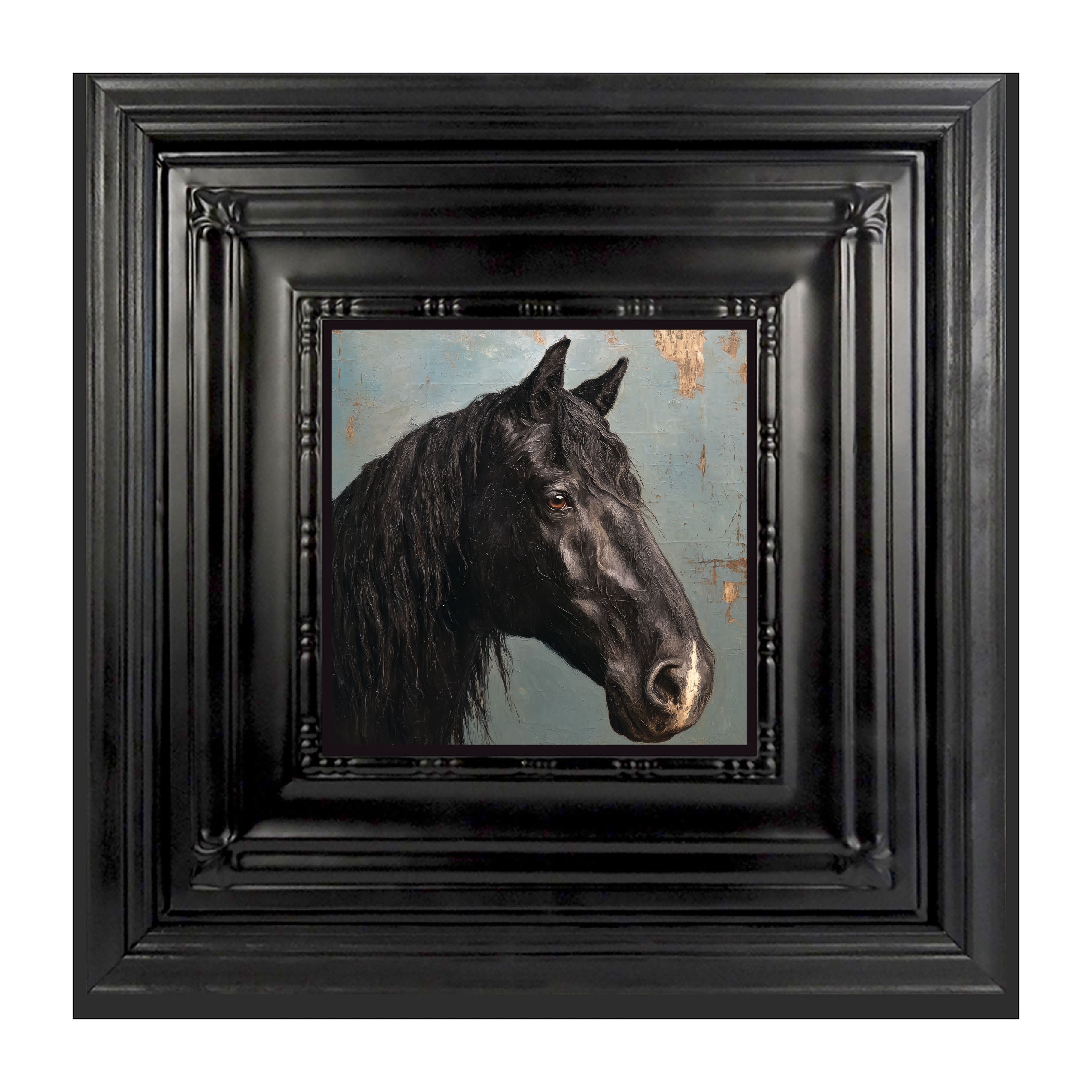 Portrait of a Black Horse