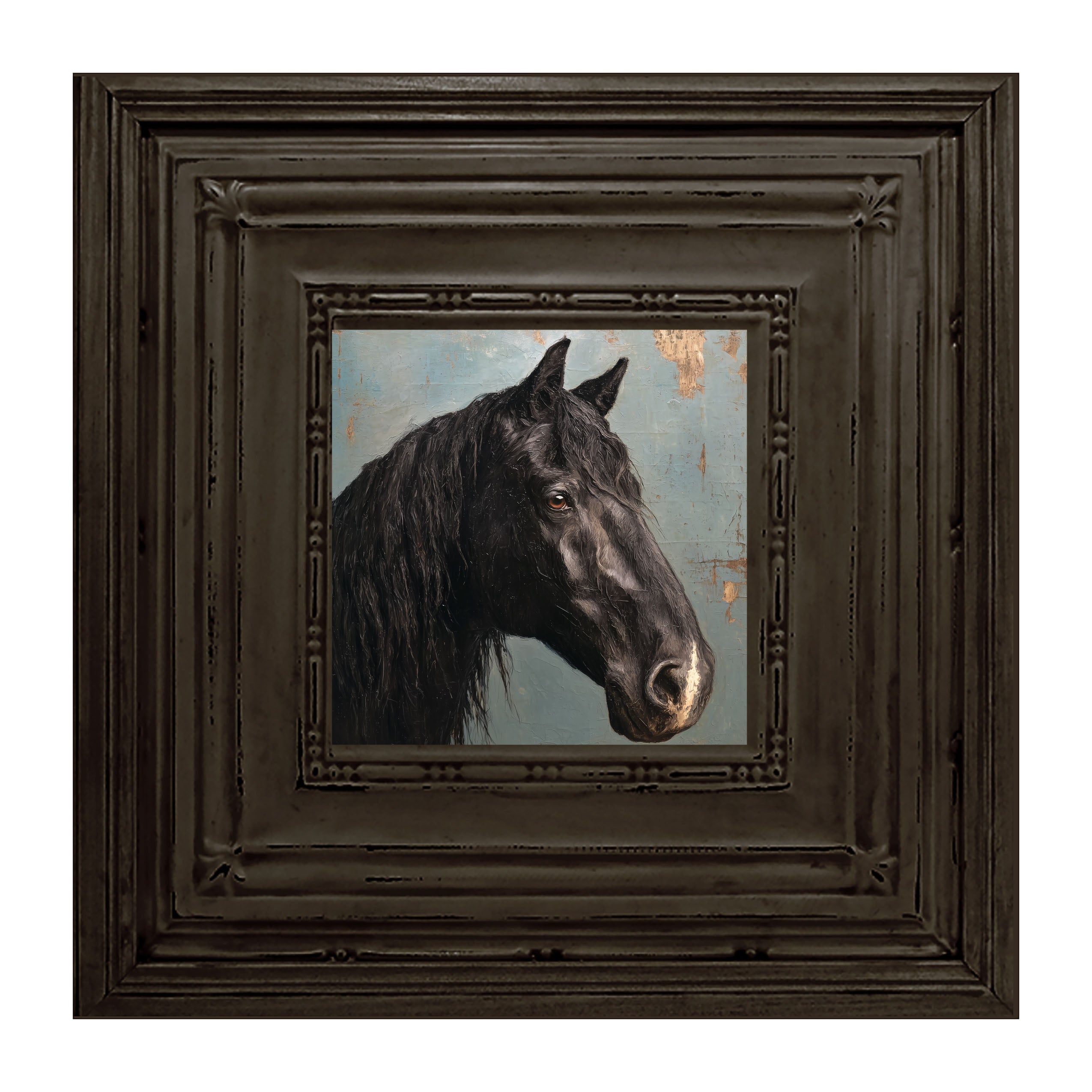 Portrait of a Black Horse