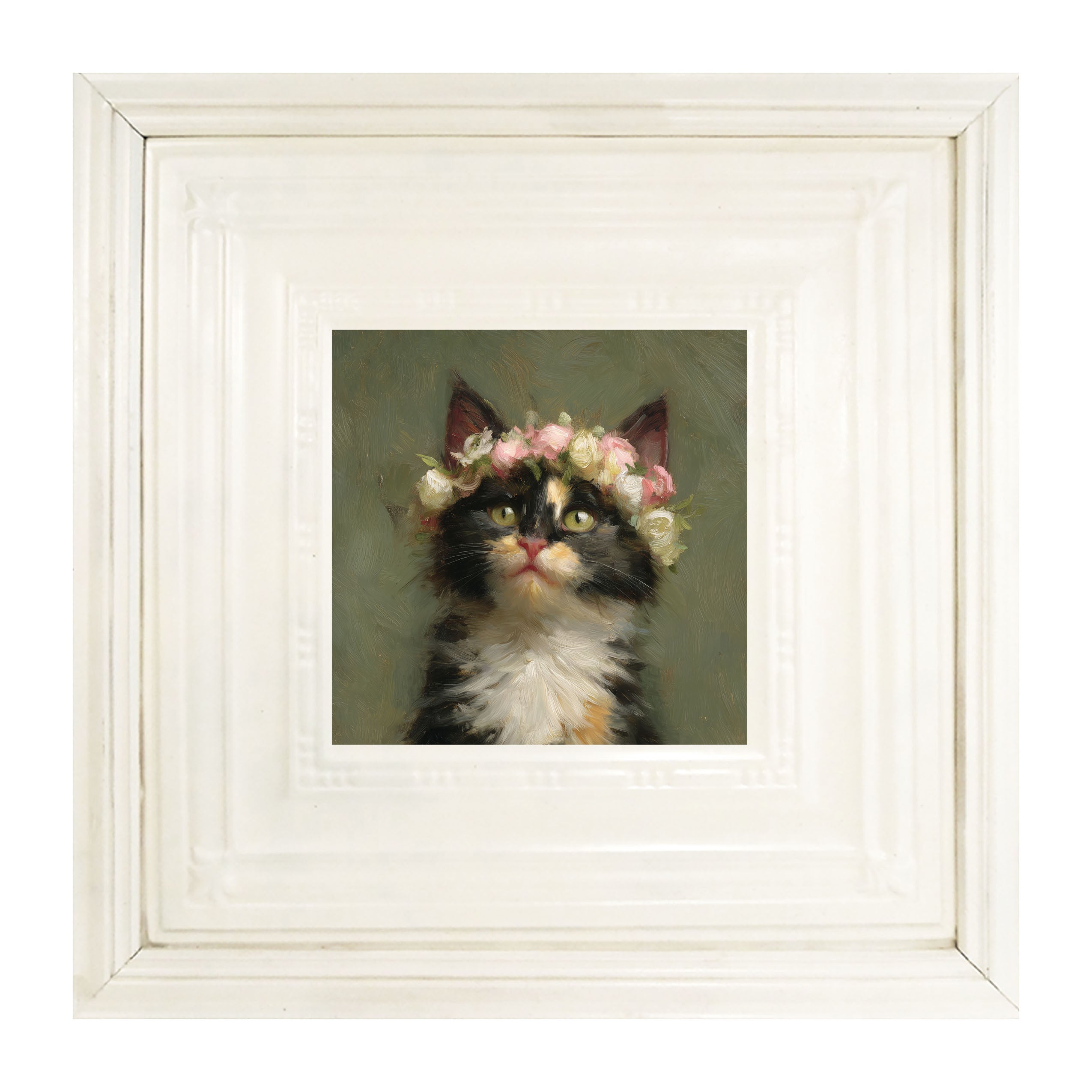 Spring Season Calico Cat