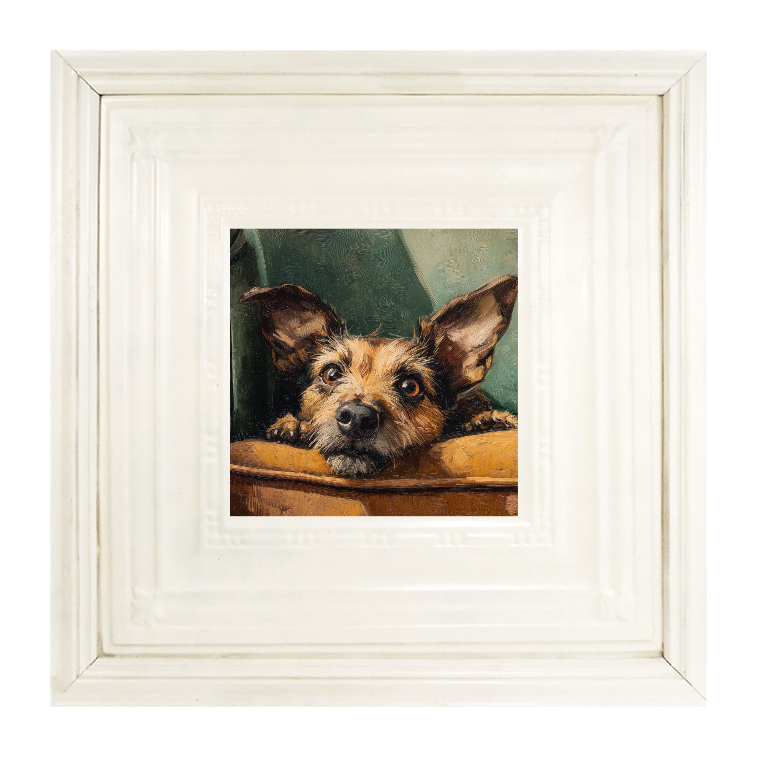 Armchair with Dachshund-Chihuahua-Yorkie Dog