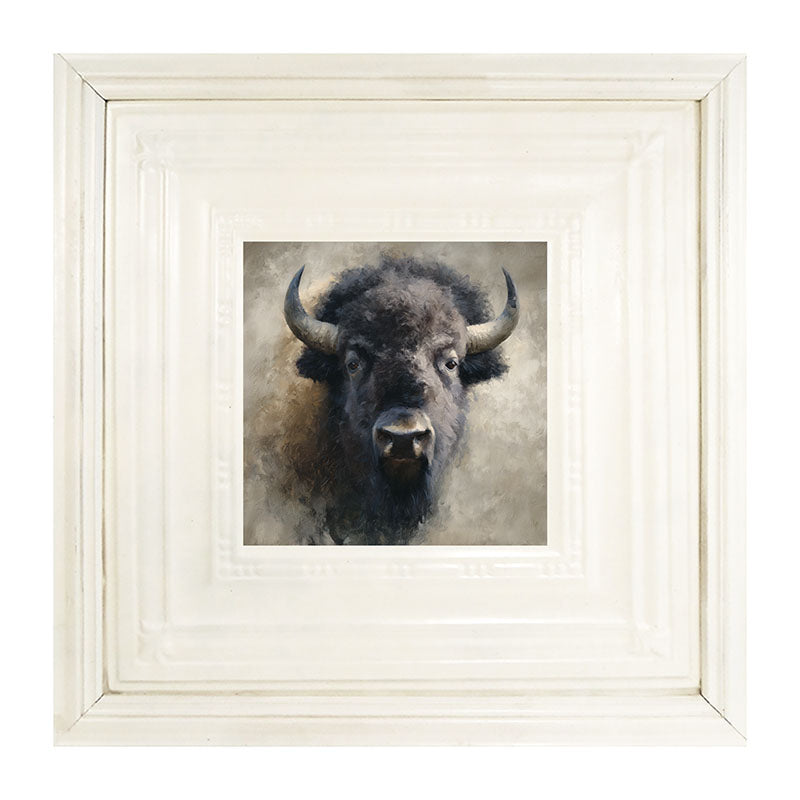 Farm Life Portrait - Black Buffalo