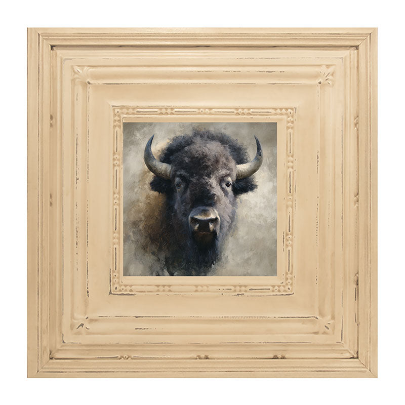 Farm Life Portrait - Black Buffalo