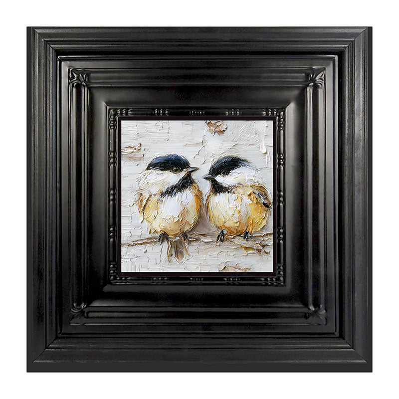 Animal Buddies - Posing Chickadees