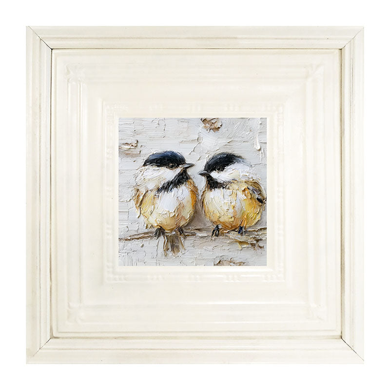 Animal Buddies - Posing Chickadees
