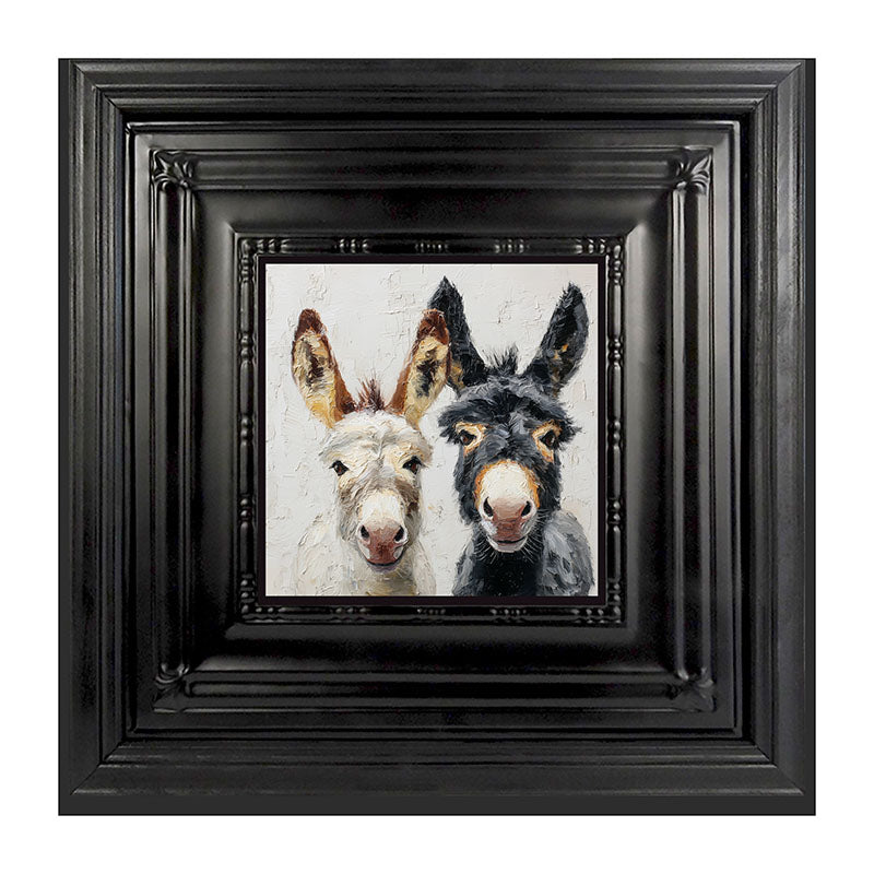 Animal Buddies - Posing Donkeys