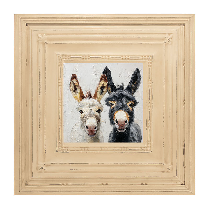 Animal Buddies - Posing Donkeys