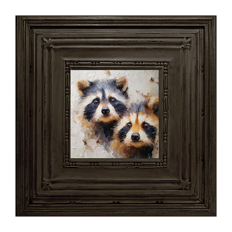 Animal Buddies - Posing Raccoons