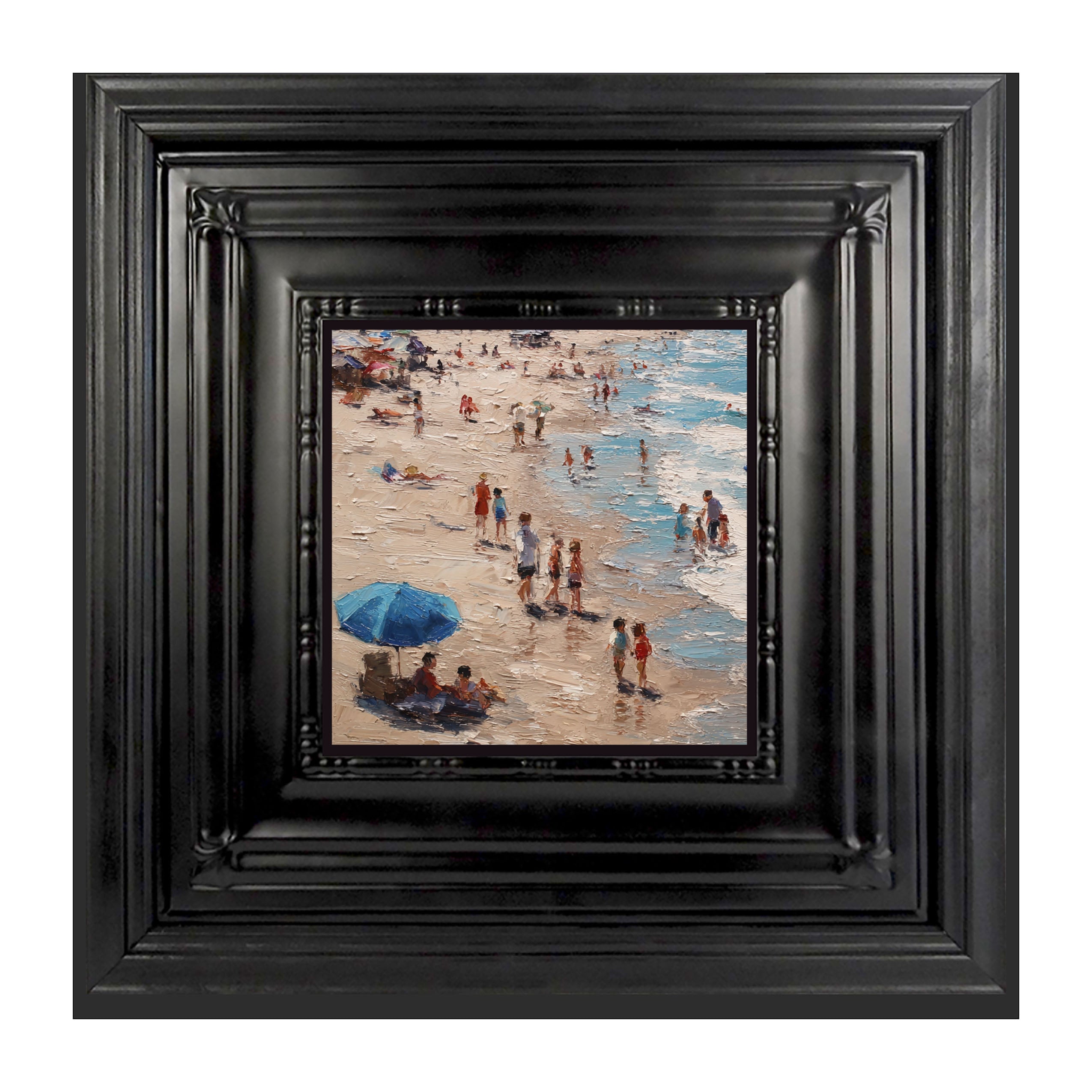 Beach Time - Blue Umbrella