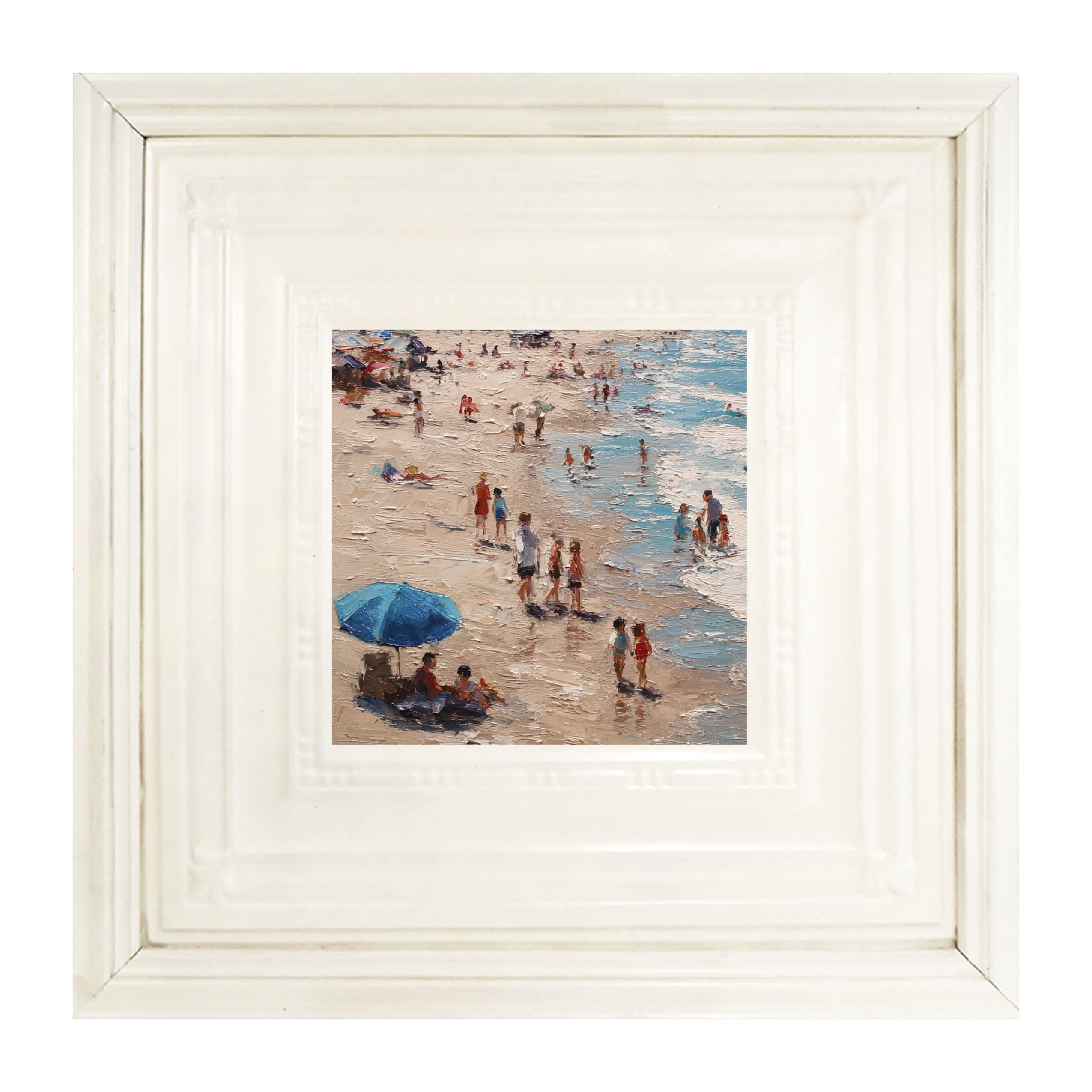 Beach Time - Blue Umbrella