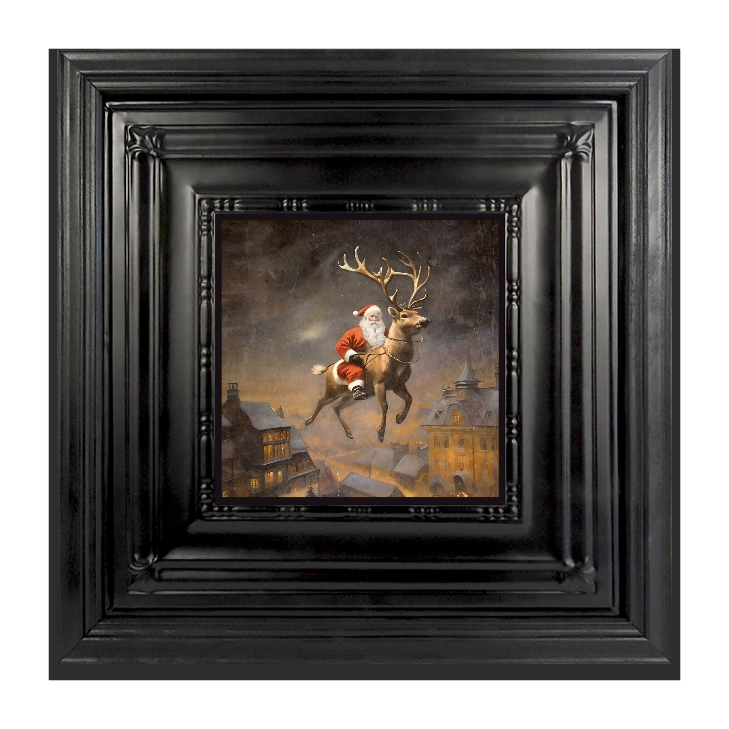 Santa on a Reindeer